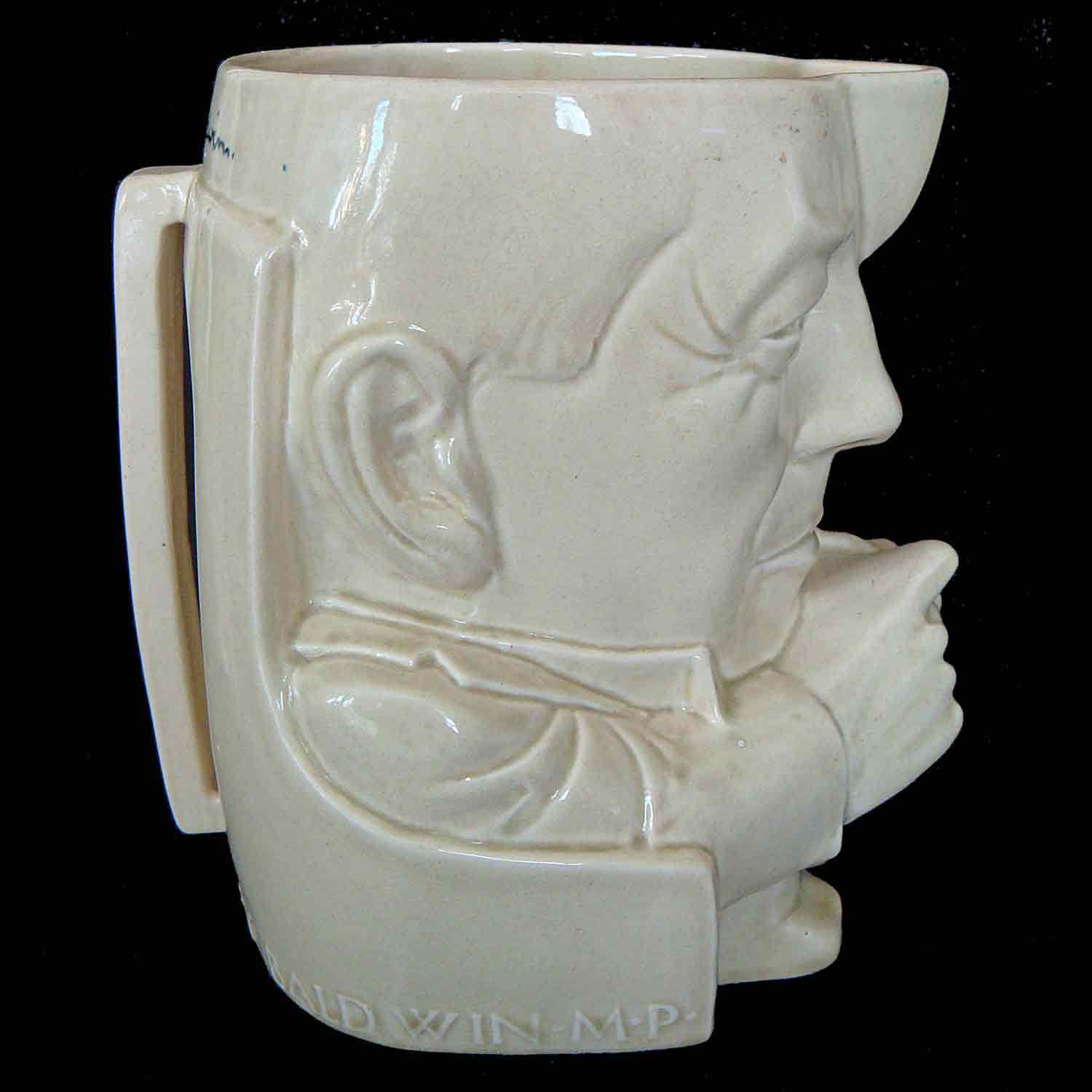 Ashtead Potters J25 Stanley Baldwin Leslie Harwood Jug Ashtead Potters J25 Stanley Baldwin Leslie Harwood Jug