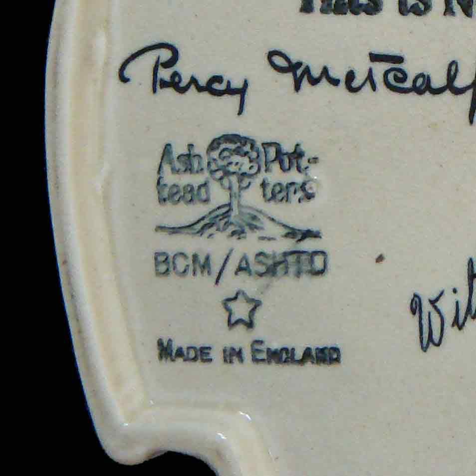 Ashtead Potters J25 Stanley Baldwin Leslie Harwood Jug Ashtead Potters J25 Stanley Baldwin Leslie Harwood Jug