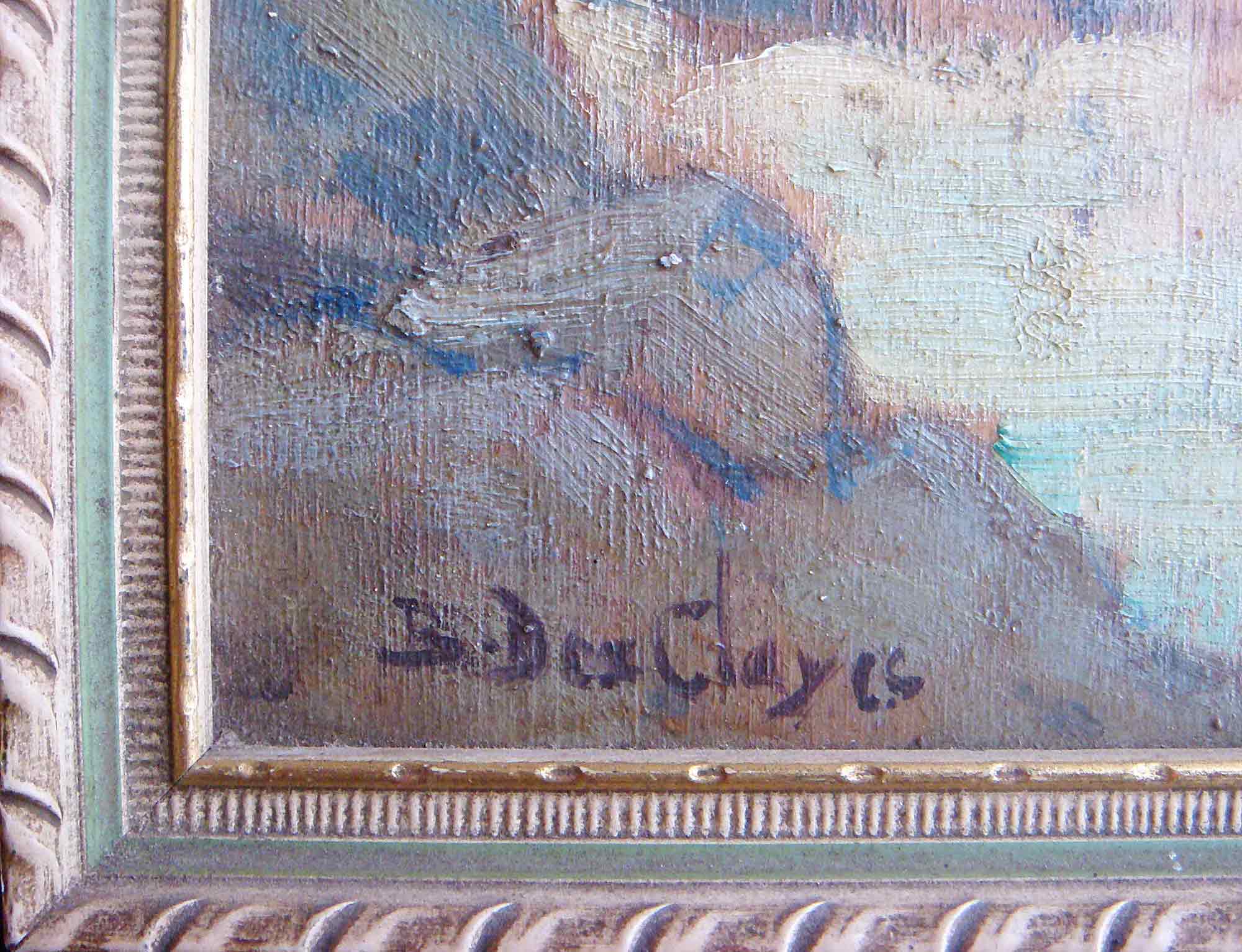 Berthe Des Clayes Oil Painting 'Blue Rocks Harbour - Nova Scotia'