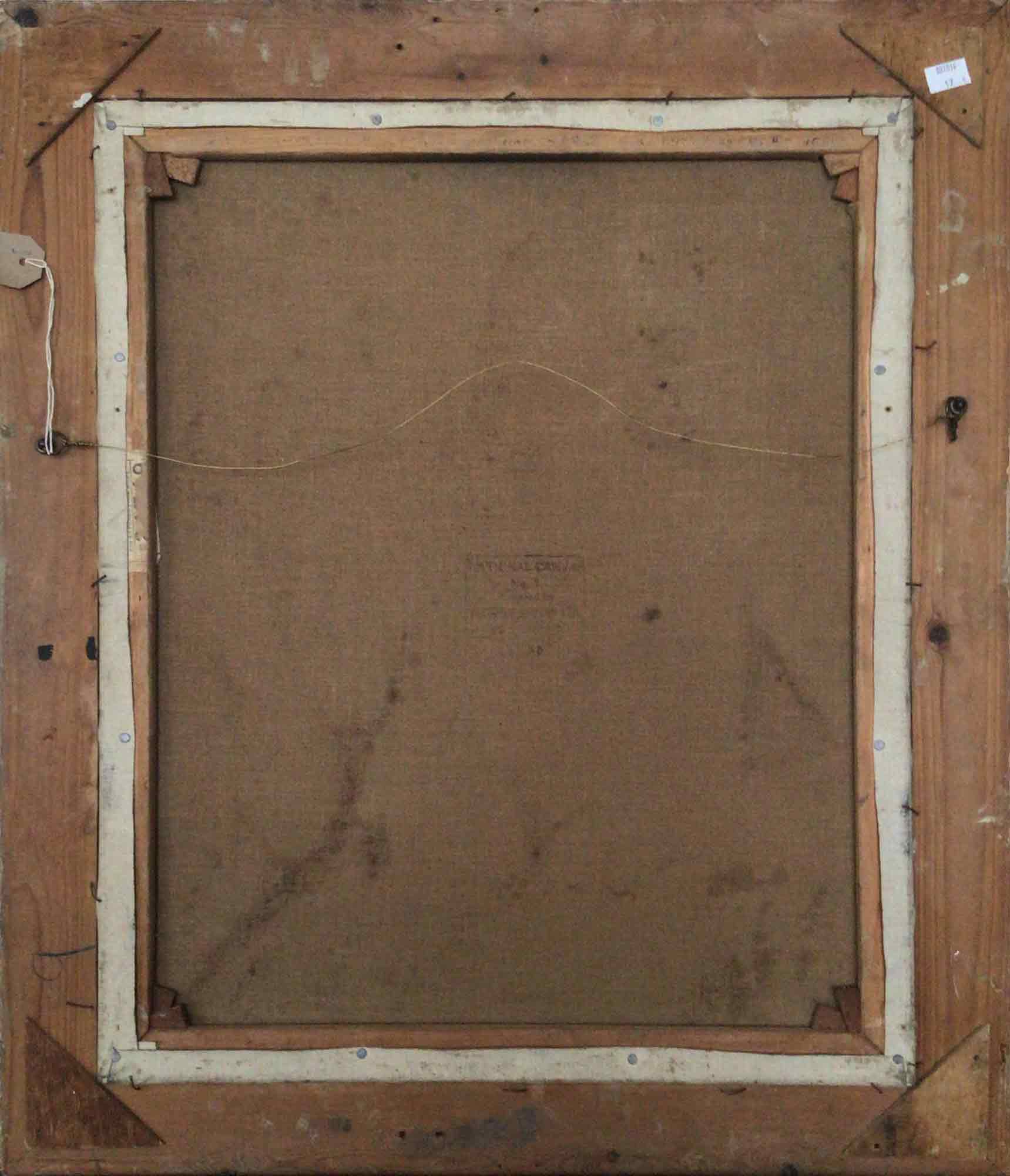 Dorothy Hepworth 'Girl With Flowers II' large oil painting on canvas