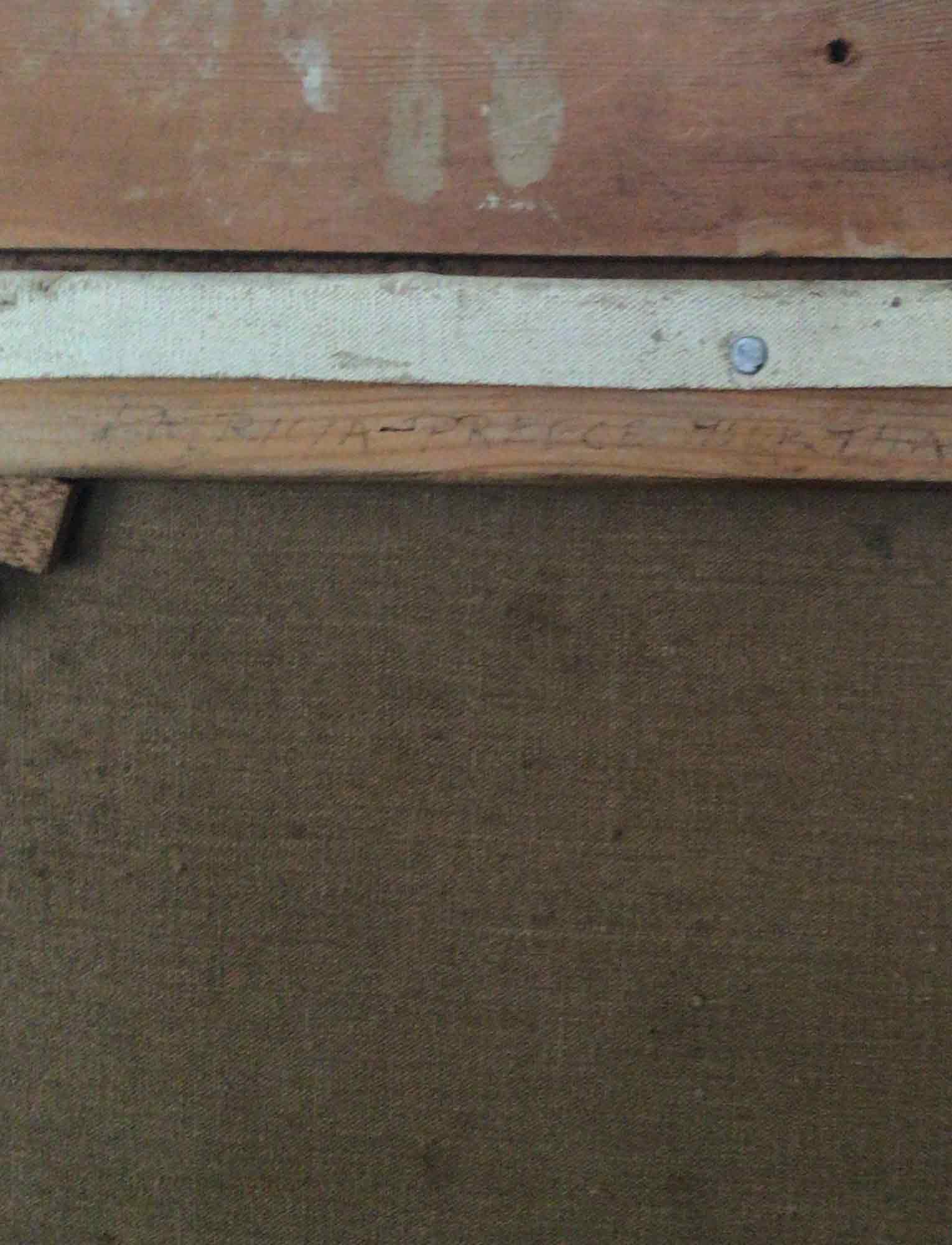 Dorothy Hepworth 'Girl With Flowers II' large oil painting on canvas