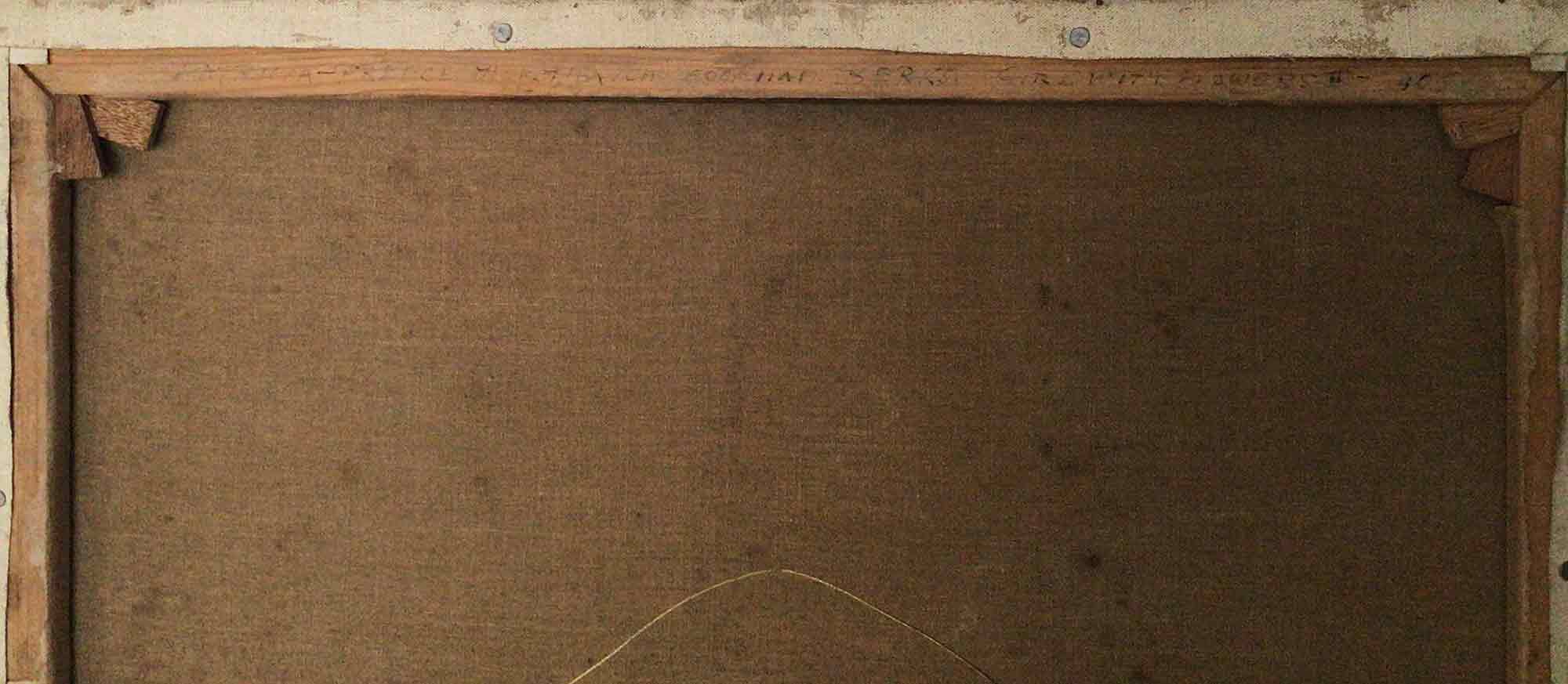 Dorothy Hepworth 'Girl With Flowers II' large oil painting on canvas