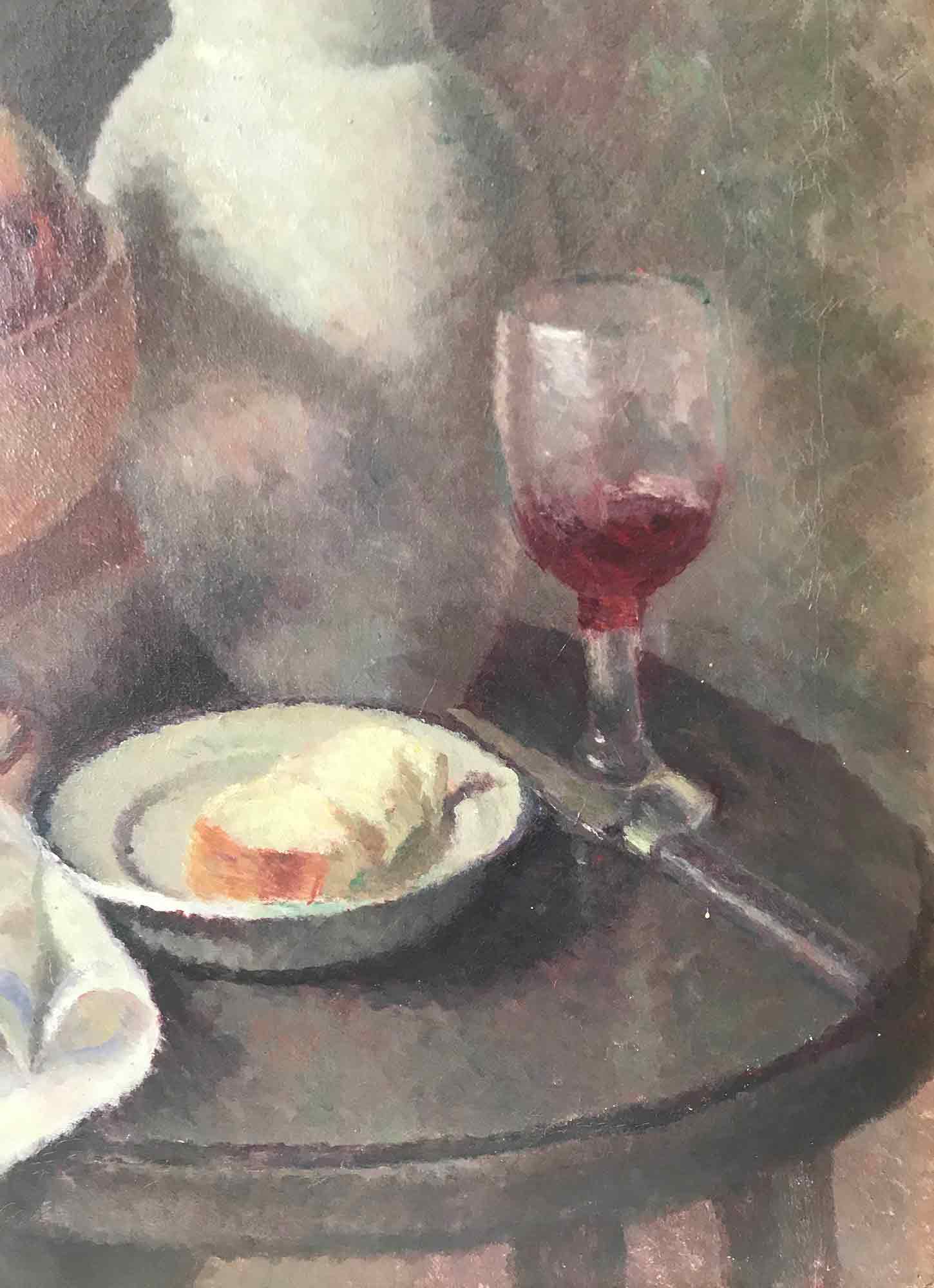 Dorothy Hepworth 'Pinks in Roger Fry's white pottery vase'