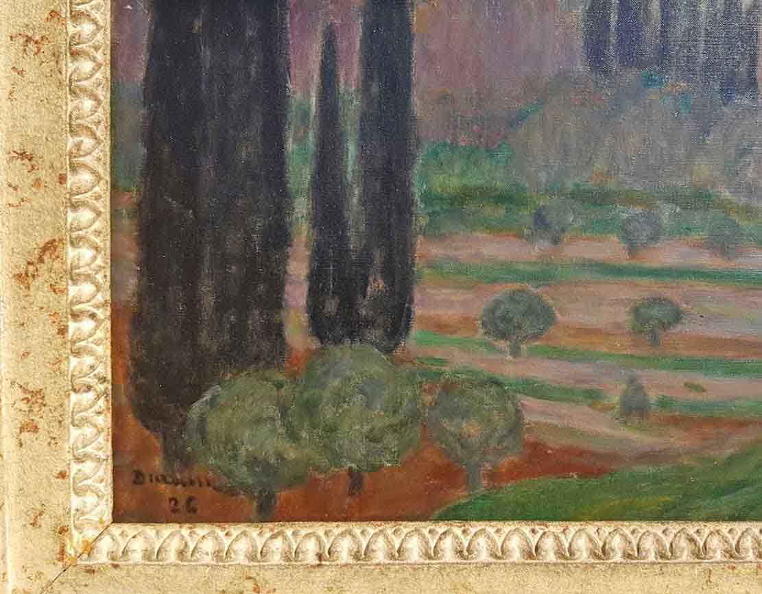 Eugène-Antoine Durenne 'Cagnes, Le Soir' Eugène-Antoine Durenne 'Cagnes, Le Soir'