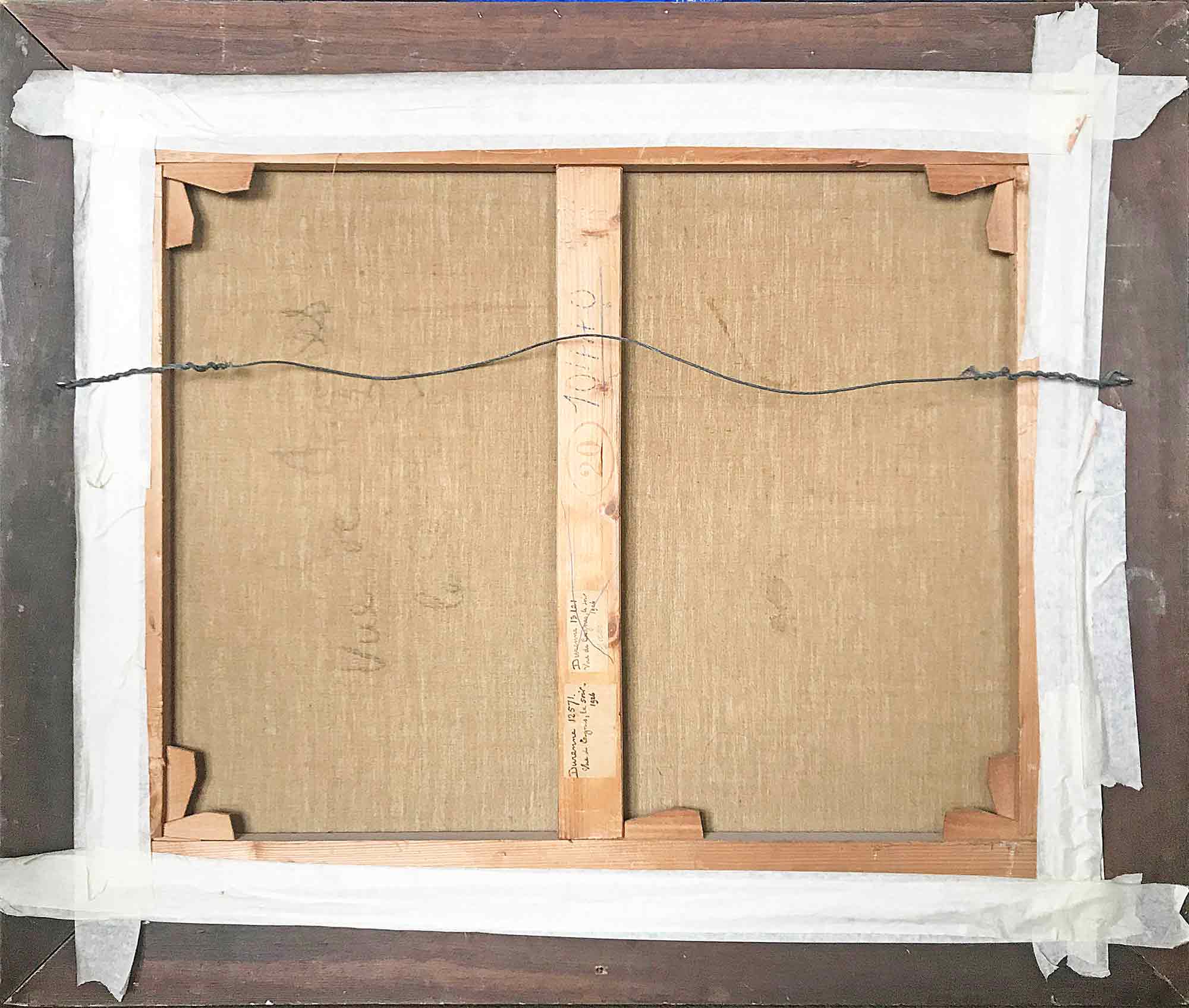 Eugène-Antoine Durenne 'Cagnes, Le Soir' Eugène-Antoine Durenne 'Cagnes, Le Soir'