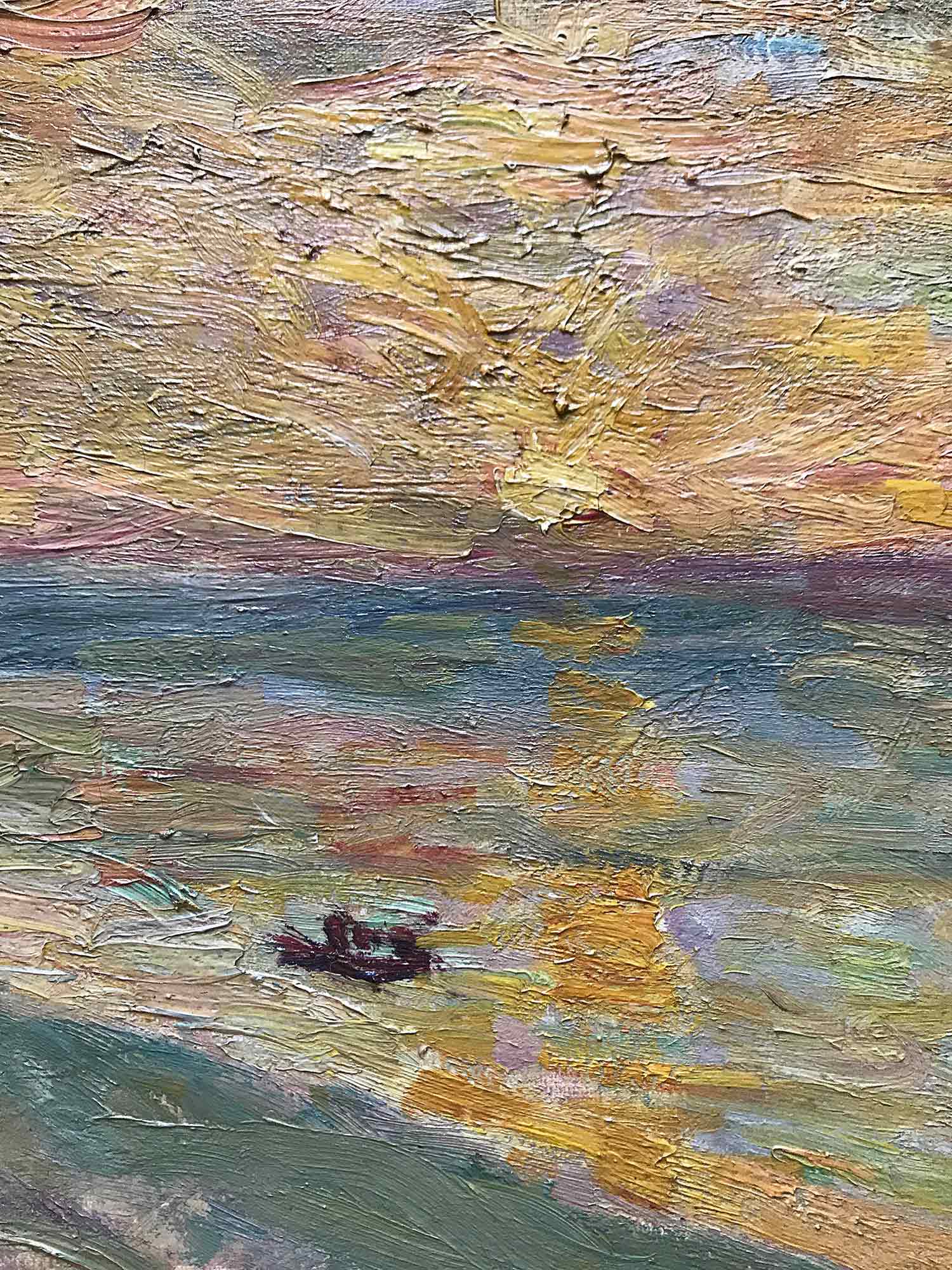 Eugène-Antoine Durenne 'Coucher de Soleil'