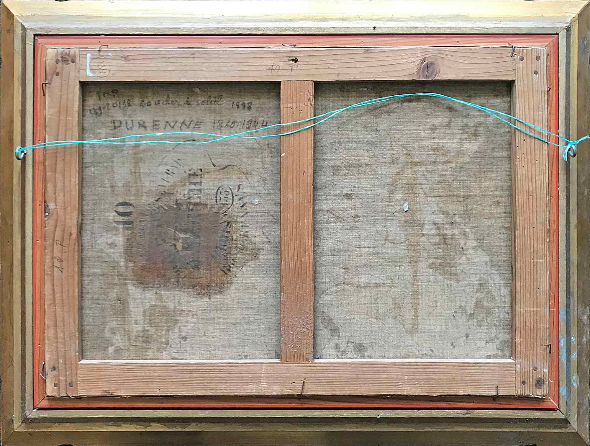 Eugène-Antoine Durenne 'Coucher de Soleil'