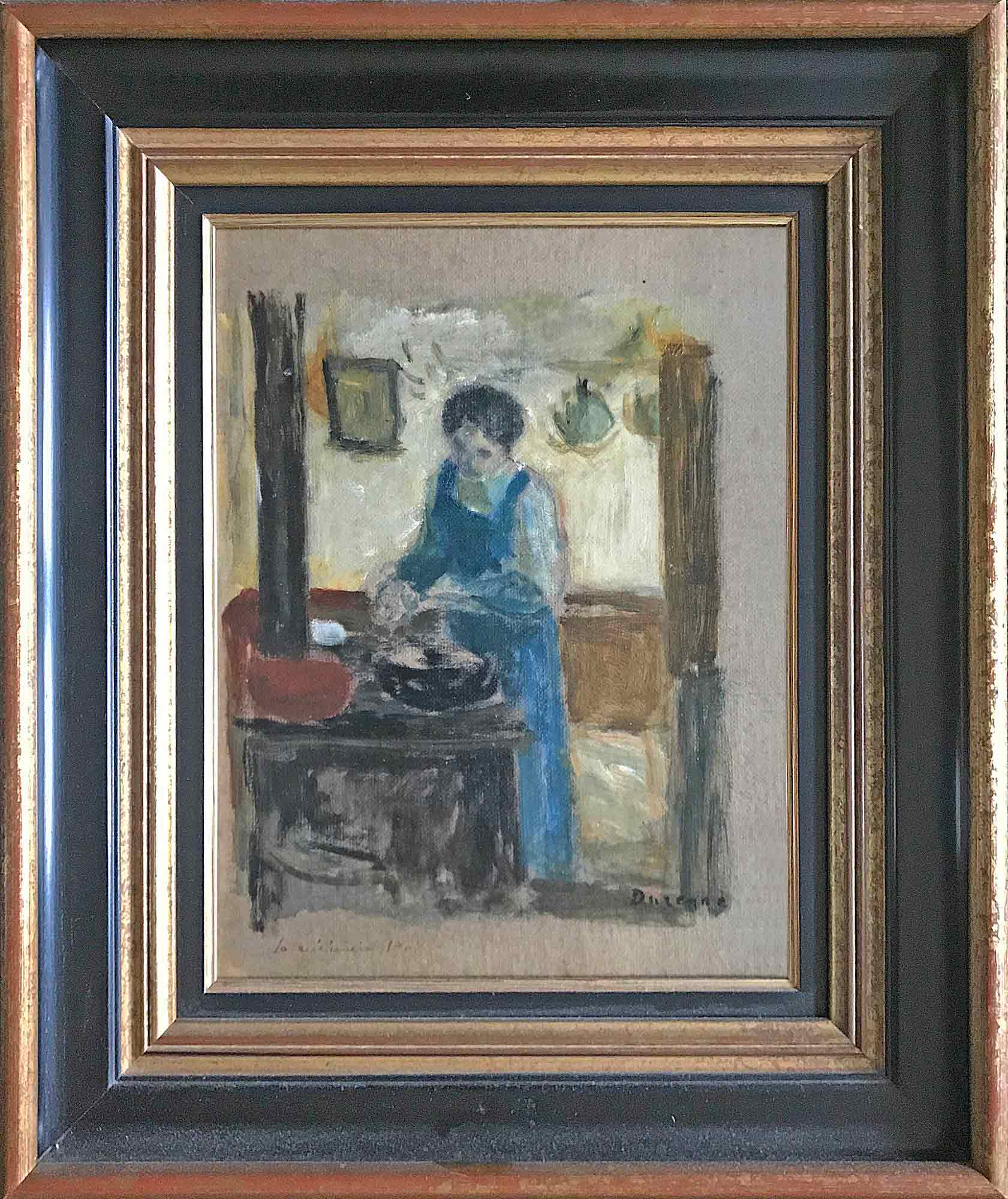 Eugène-Antoine Durenne 'La Cuisinière' Eugène-Antoine Durenne 'La Cuisinière'