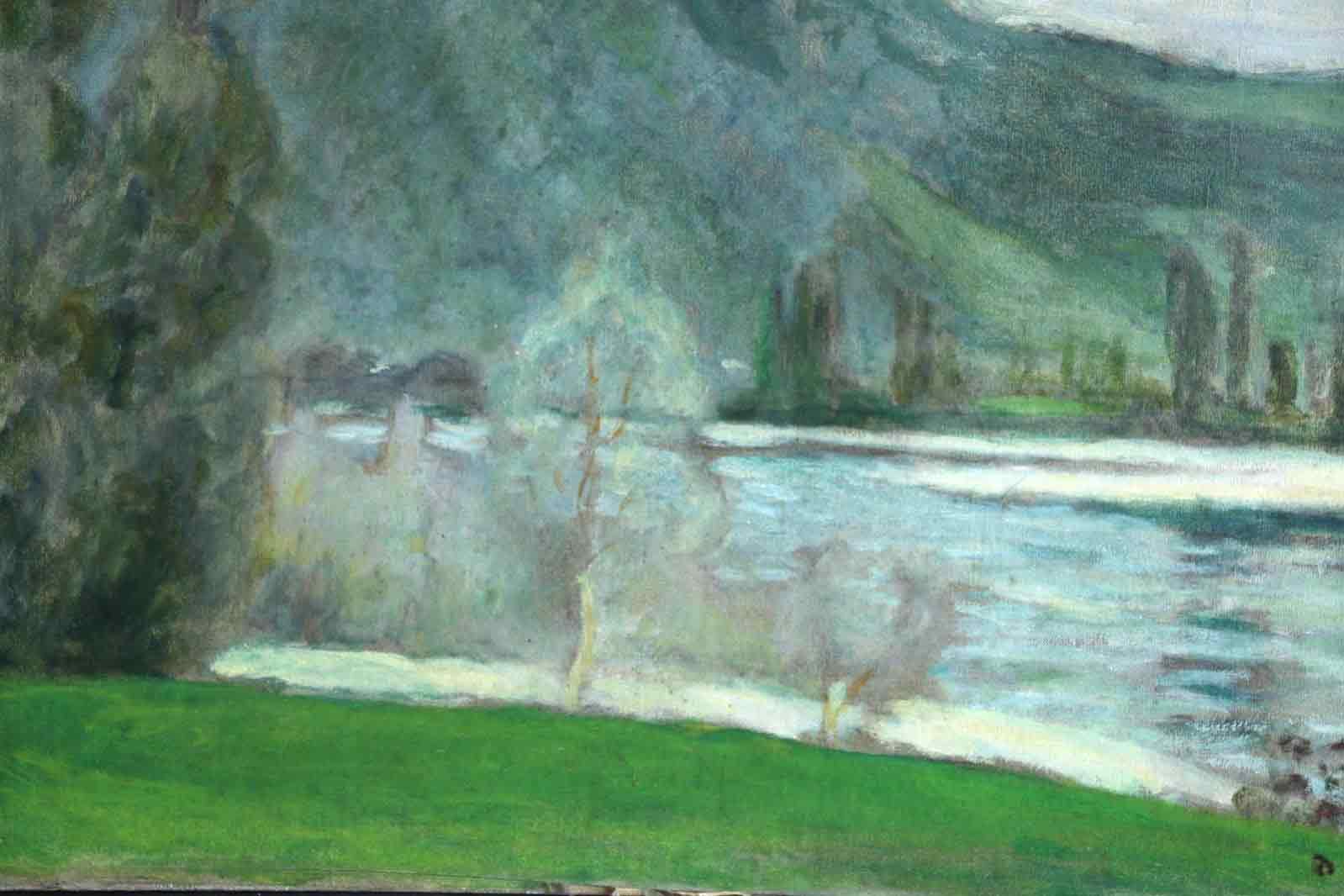 Eugène-Antoine Durenne 'Le Rhône à Lhuis' Eugène-Antoine Durenne 'Le Rhône à Lhuis'