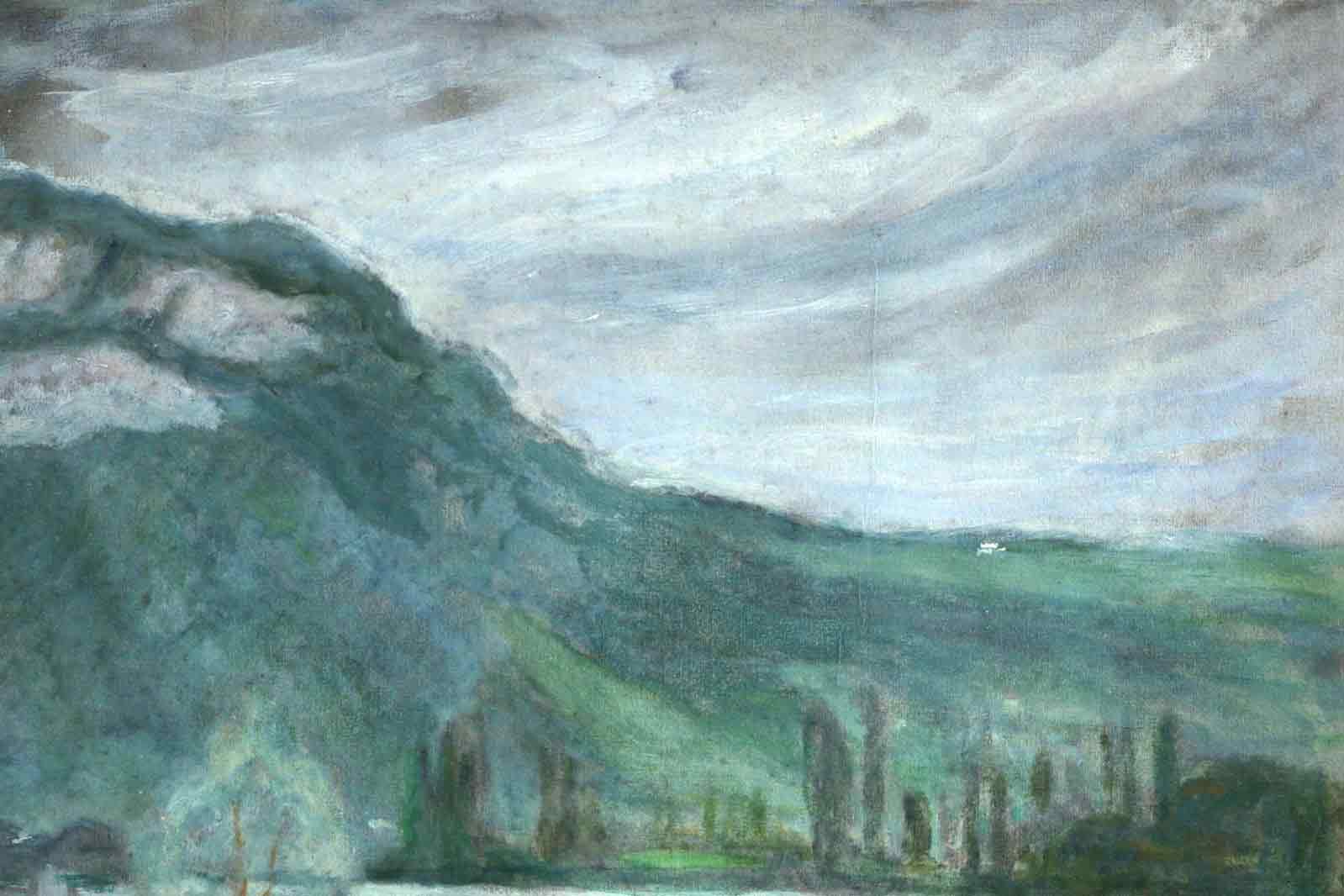Eugène-Antoine Durenne 'Le Rhône à Lhuis' Eugène-Antoine Durenne 'Le Rhône à Lhuis'