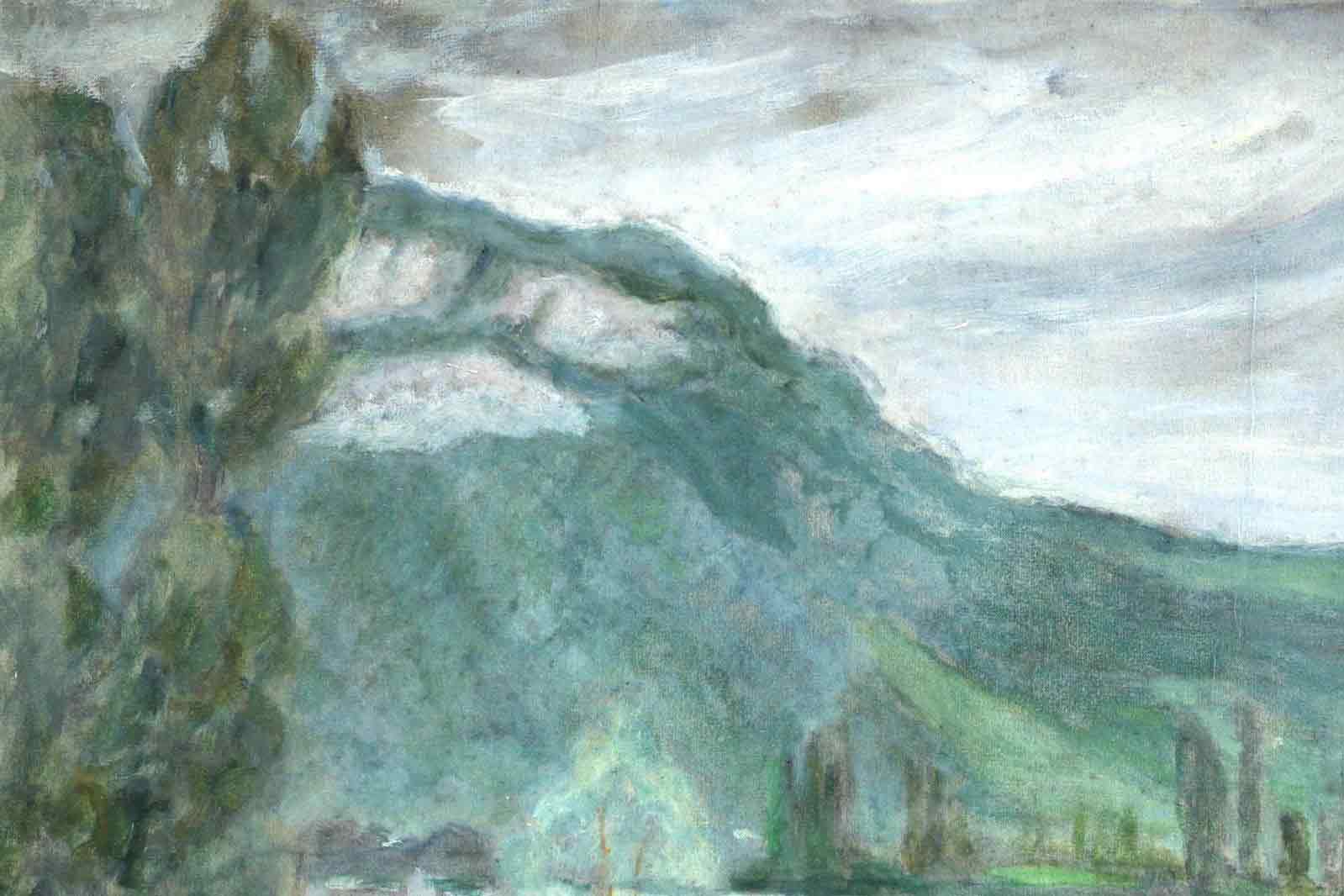 Eugène-Antoine Durenne 'Le Rhône à Lhuis' Eugène-Antoine Durenne 'Le Rhône à Lhuis'