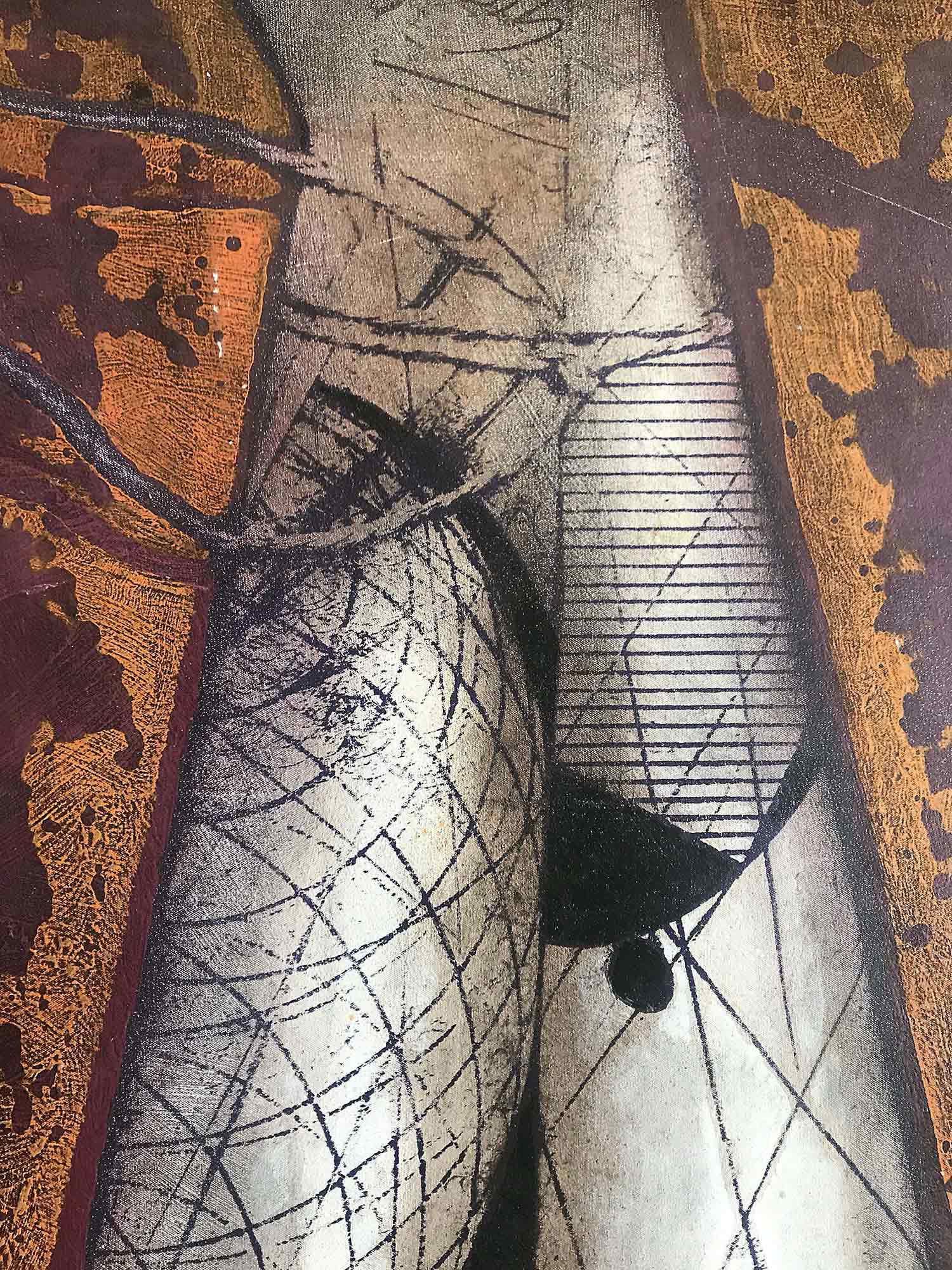 Eva Ohlow 'Philosophia briefe' oil wall hanging 2001/2002-3 Eva Ohlow 'Philosophia briefe' oil wall hanging 2001/2002-3