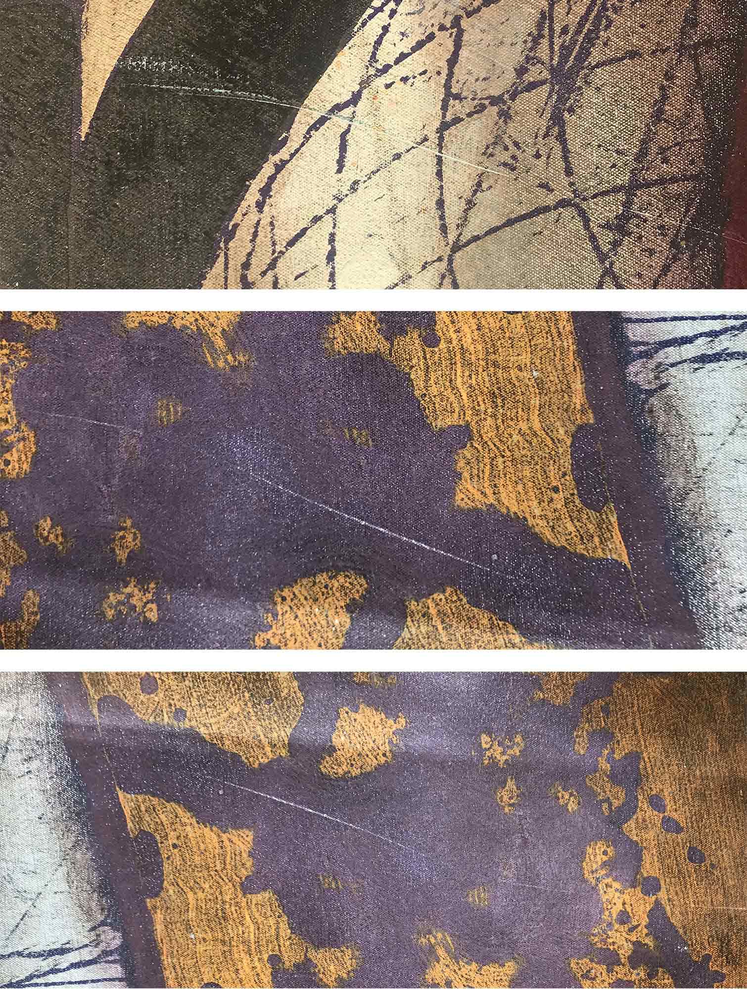 Eva Ohlow 'Philosophia briefe' oil wall hanging 2001/2002-3 Eva Ohlow 'Philosophia briefe' oil wall hanging 2001/2002-3