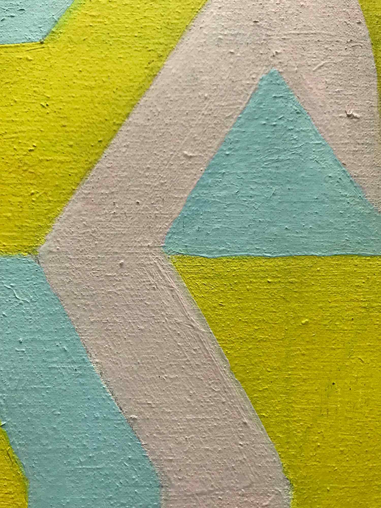 Margaret Mellis 'Fragmented Oval - Yellow, Blue, Pink' Margaret Mellis 'Fragmented Oval - Yellow, Blue, Pink'