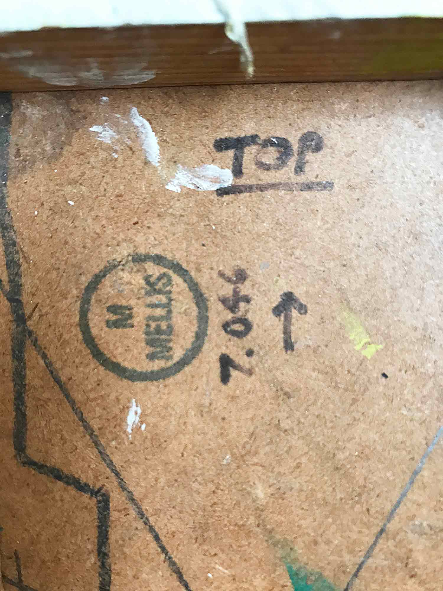 Margaret Mellis 'Fragmented Oval - Yellow, Blue, Pink' Margaret Mellis 'Fragmented Oval - Yellow, Blue, Pink'