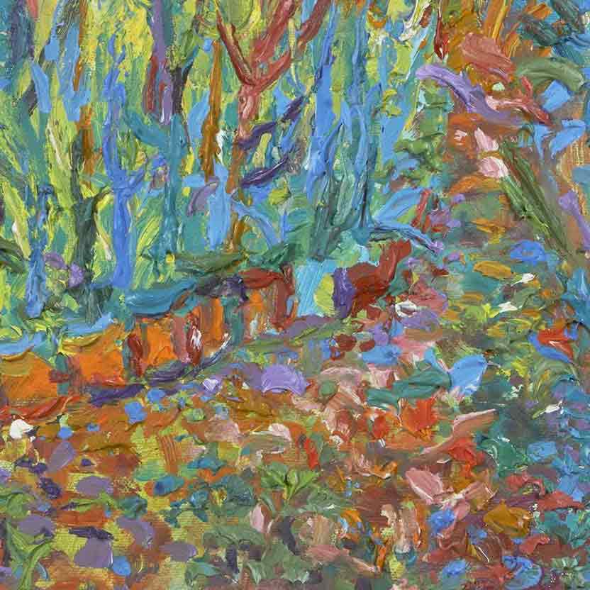 Fred Yates Painting 'Garden'