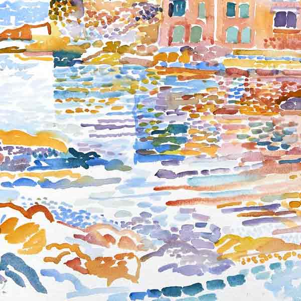 Fred Yates Watercolour Painting 'Coastal Scene'