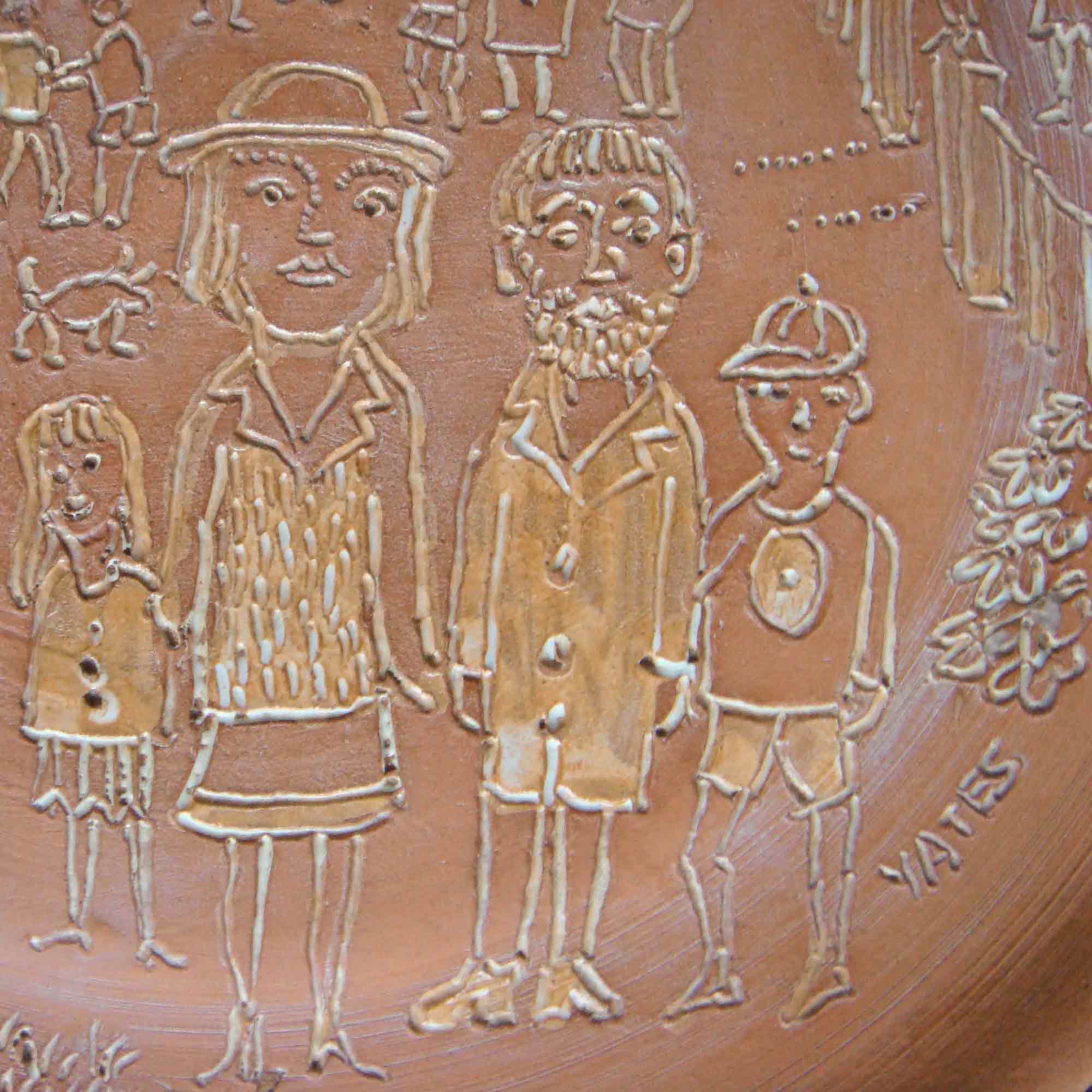 Fred Yates Terracotta Plate