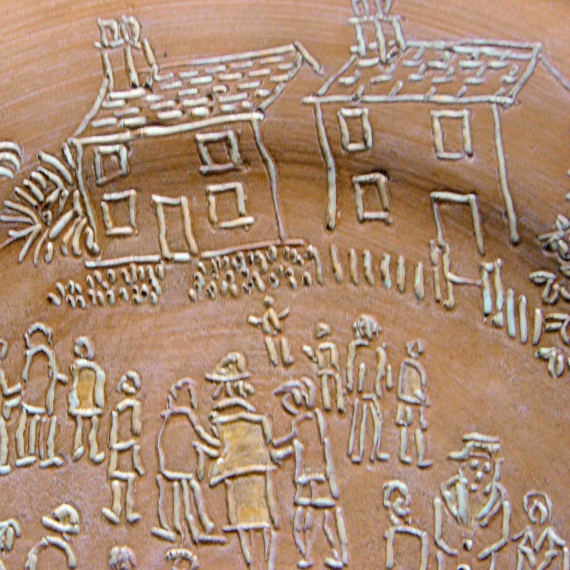 Fred Yates Terracotta Plate