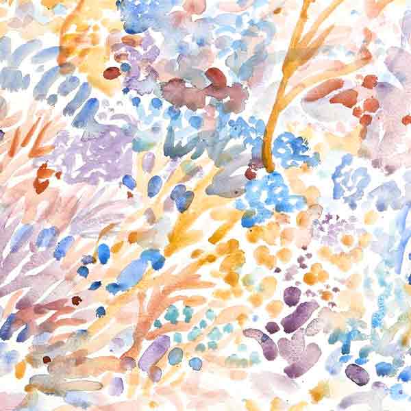 Fred Yates Watercolour Painting 'Garden'