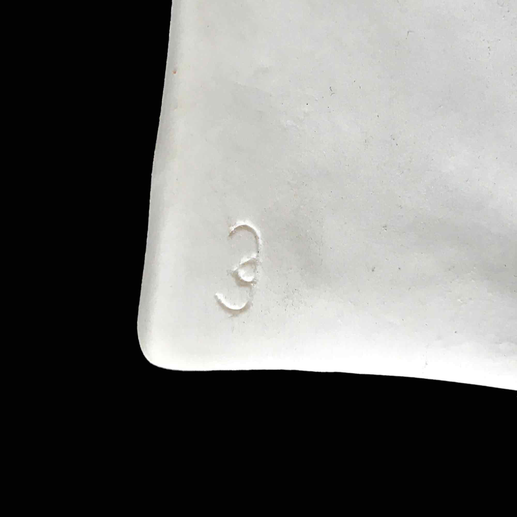 Geetha Alagirisamy porcelain human mask sculpture 'The World in Me' 1 of 3 Geetha Alagirisamy porcelain human mask sculpture 'The World in Me' 1 of 3