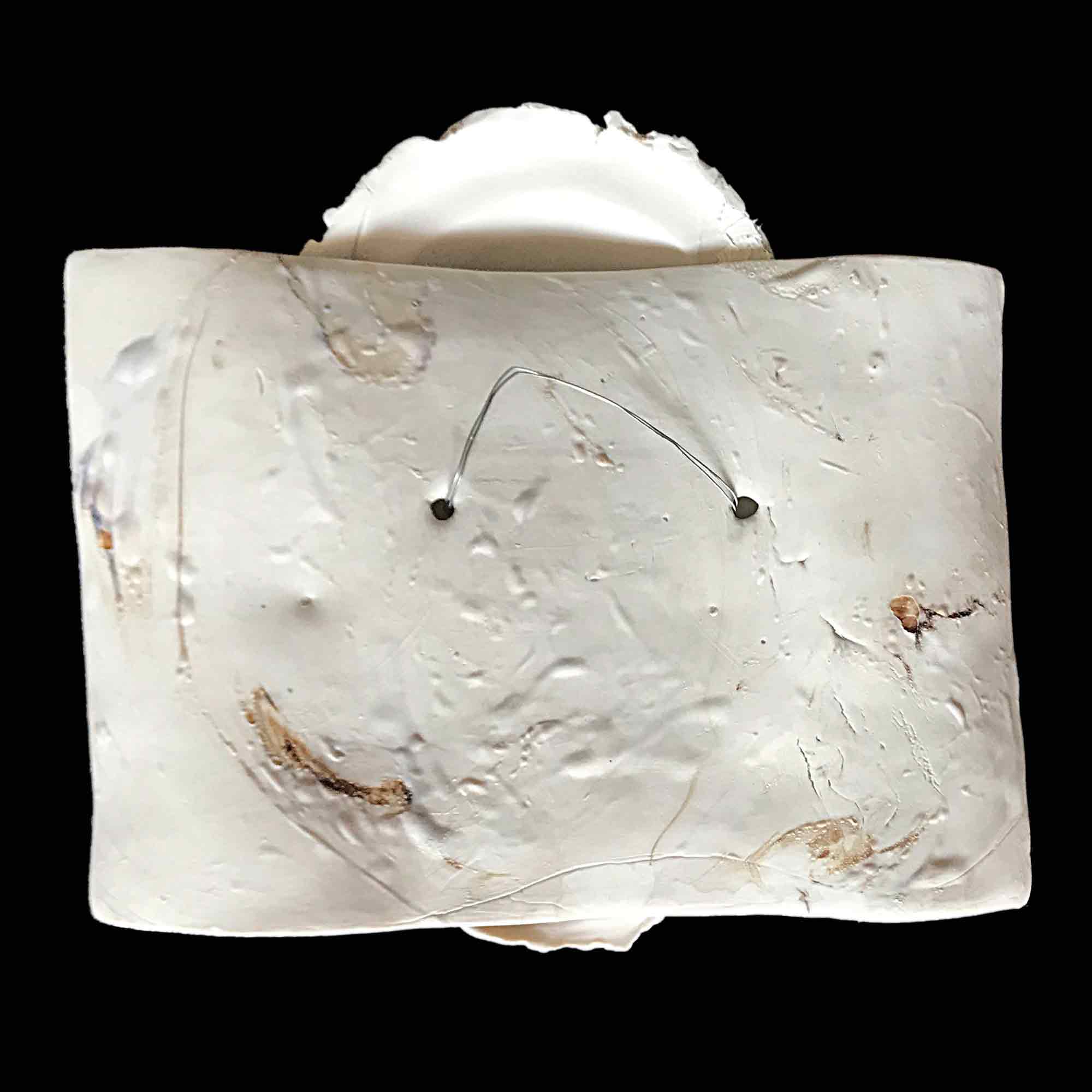 Geetha Alagirisamy porcelain human mask sculpture 'The World in Me' 2 of 3