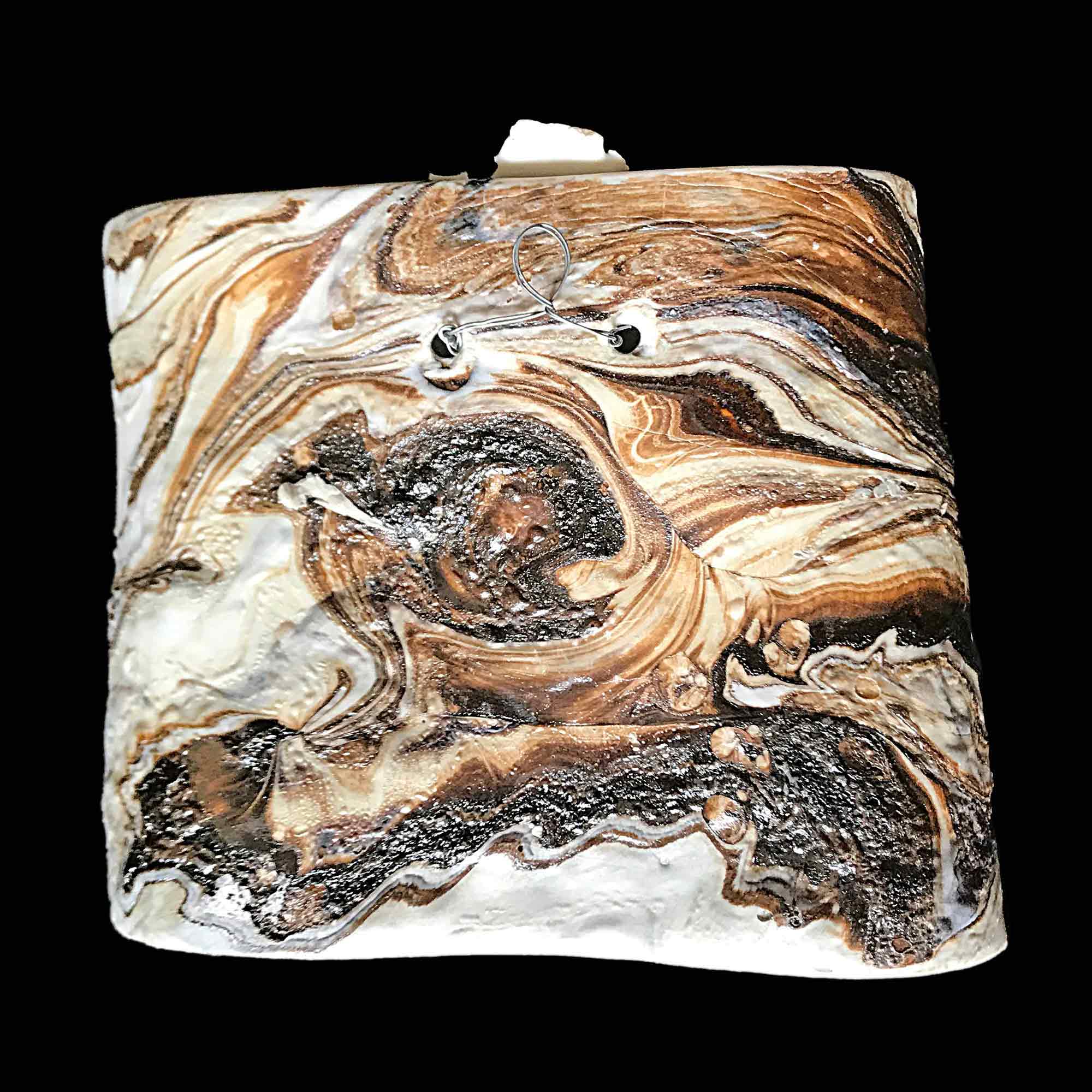 Geetha Alagirisamy porcelain human mask sculpture 'The World in Me' 3 of 3