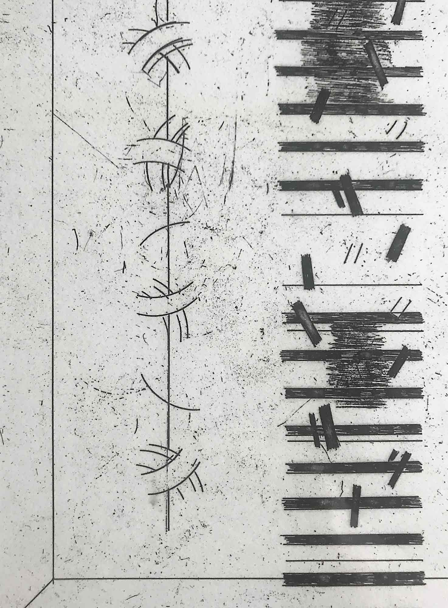 Jack Smith Etching on Wove 1980