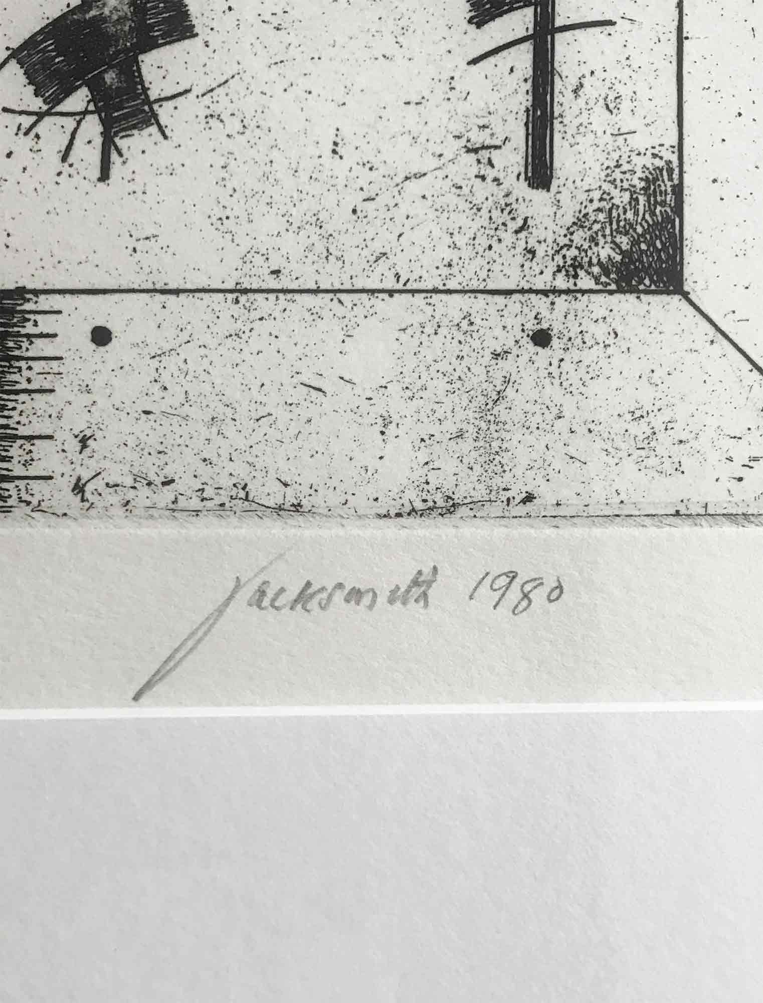 Jack Smith Etching on Wove 1980