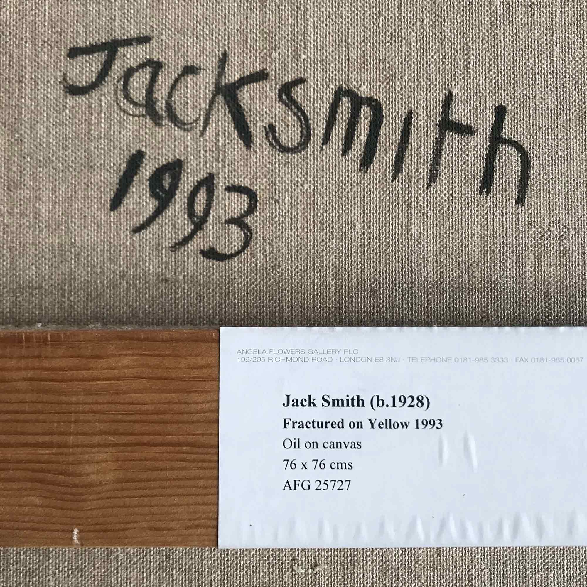 Jack Smith 'Fractured on Yellow' 1993 Jack Smith 'Fractured on Yellow' 1993