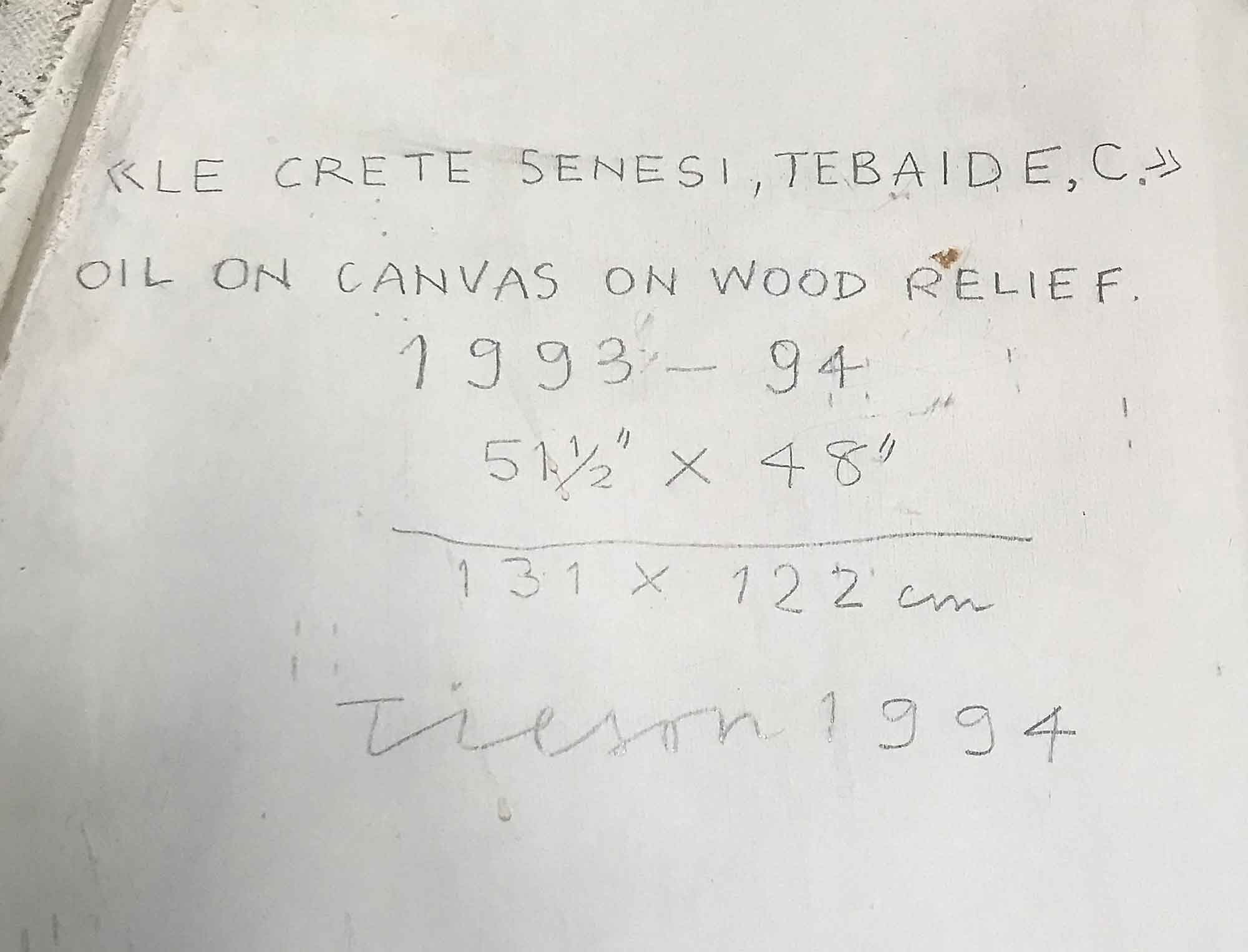 Joe Tilson 'Le Crete Senasi, Tebaide, C.' Joe Tilson 'Le Crete Senasi, Tebaide, C.'