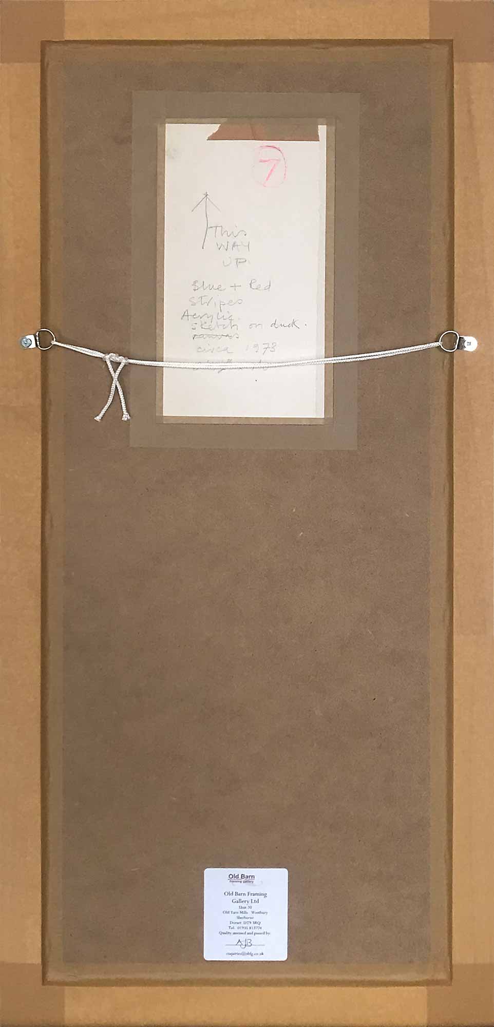 John Copnall 'Blue and Red Stripes'