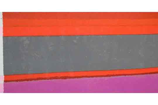 John Copnall 'Red, Purple Etc with Solid White' 1969