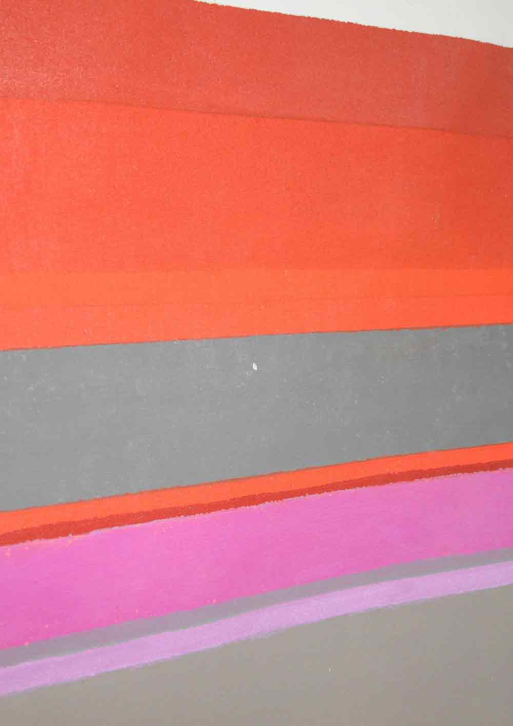 John Copnall 'Red, Purple Etc with Solid White' 1969