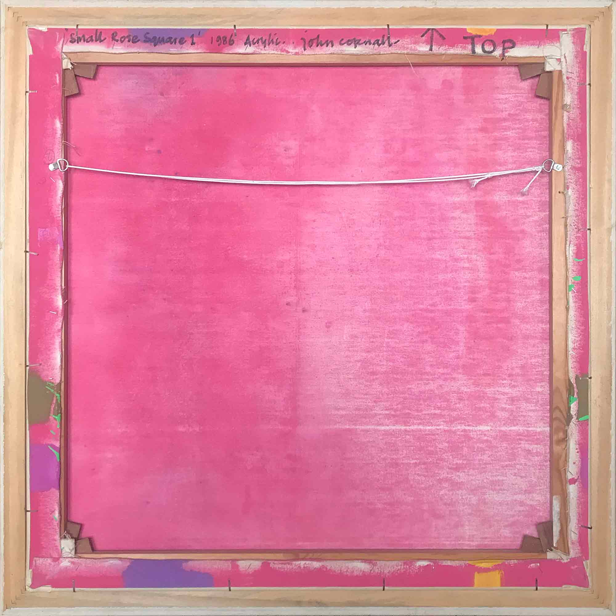 John Copnall 'Small Rose Square 1' 1986 John Copnall 'Small Rose Square 1' 1986