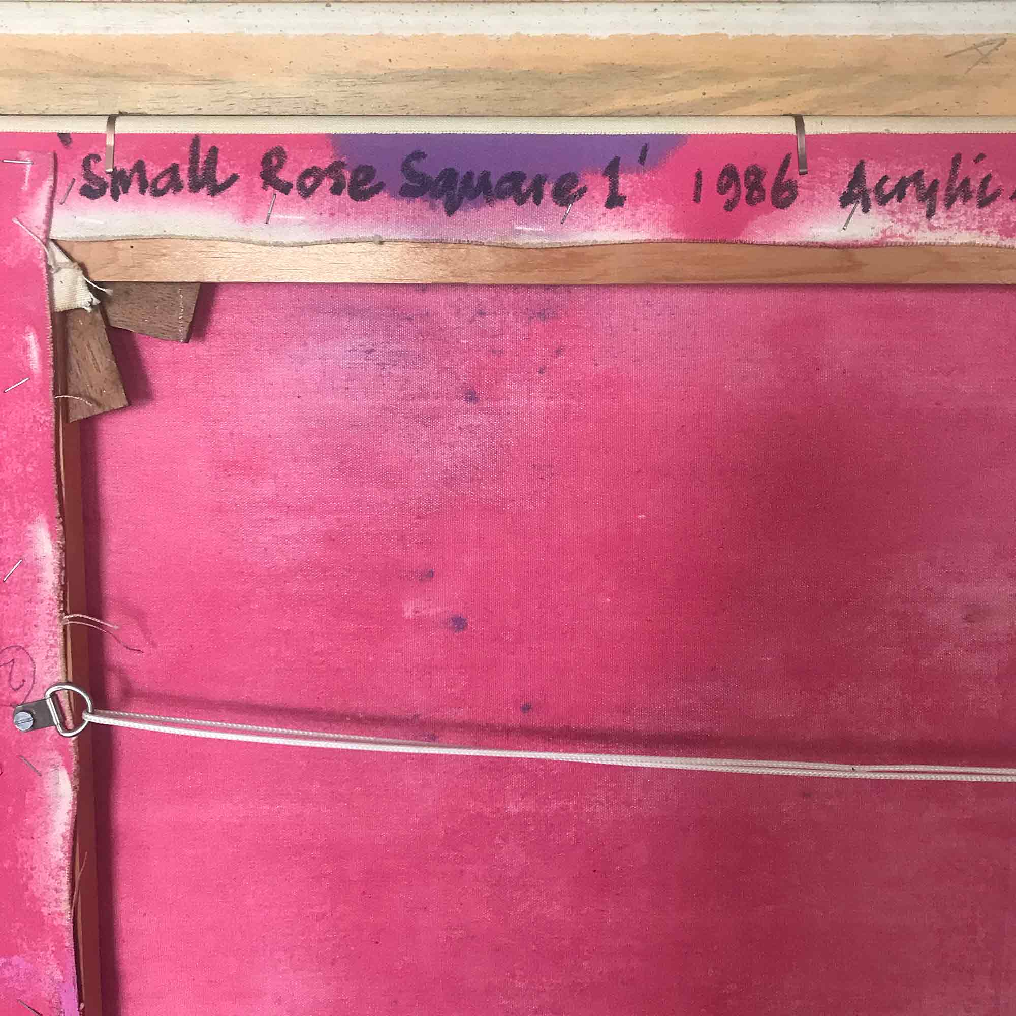 John Copnall 'Small Rose Square 1' 1986 John Copnall 'Small Rose Square 1' 1986