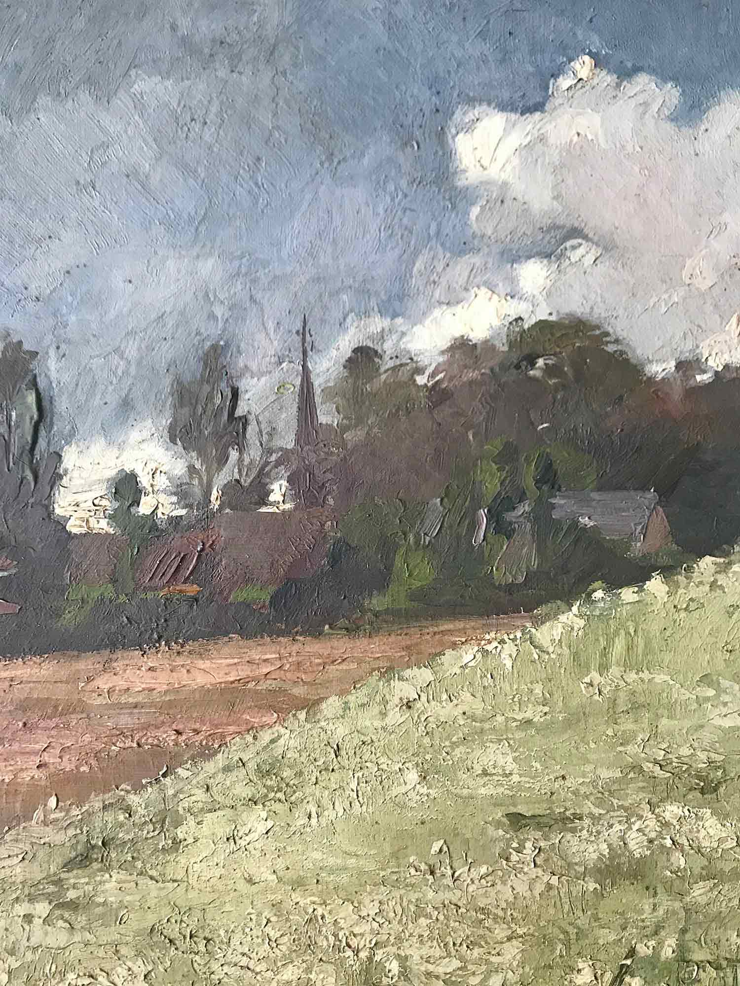 John Rettig Impressionist Oil Painting 'Landscape'