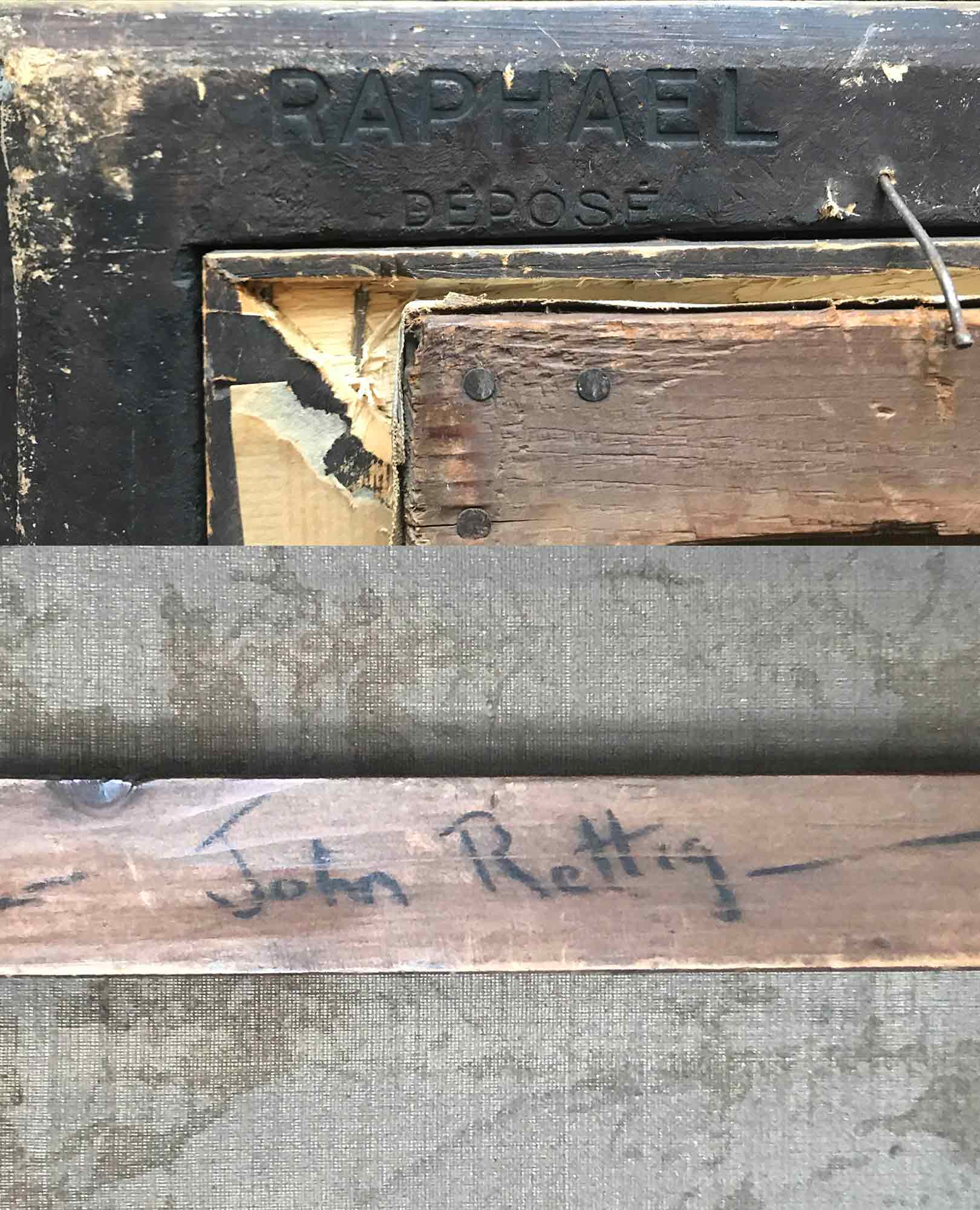 John Rettig Impressionist Oil Painting 'Landscape'