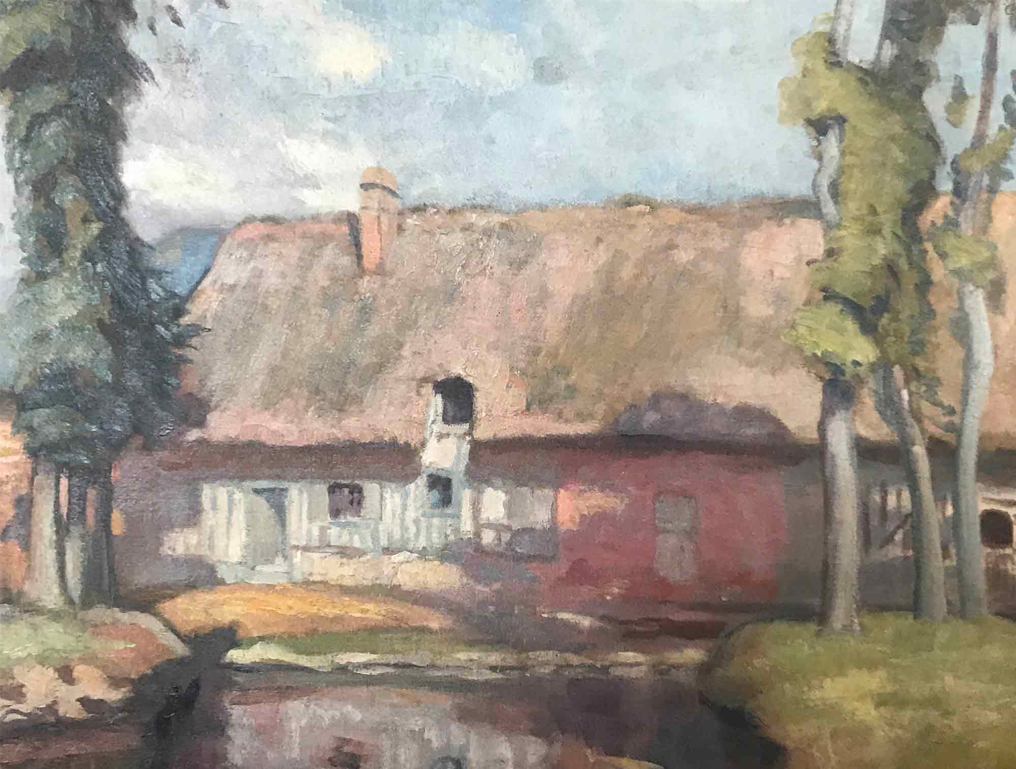 Jules Wielhorski Oil Painting 'Landscape'