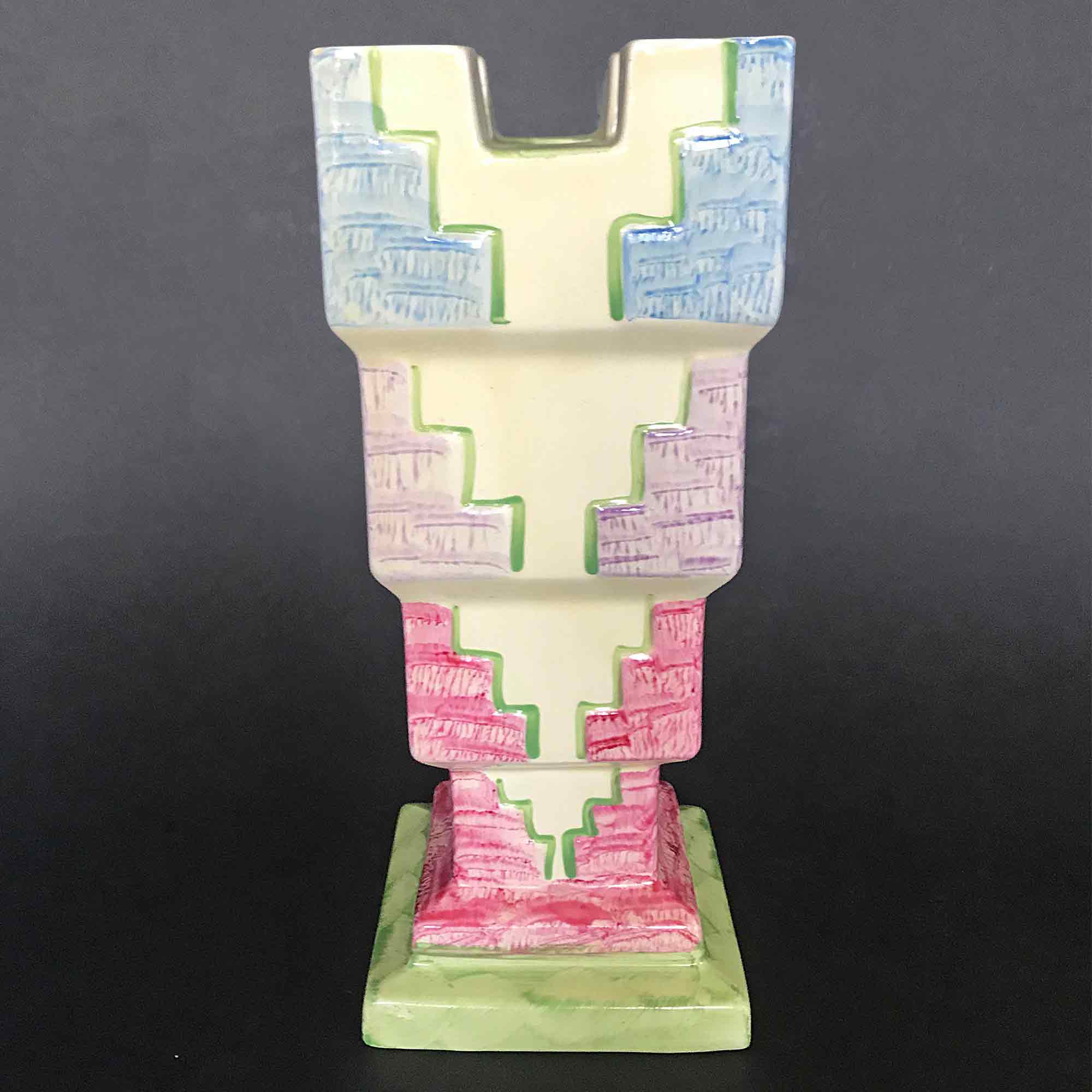 Myott Tower Vase 8940 (Trellis Pattern)