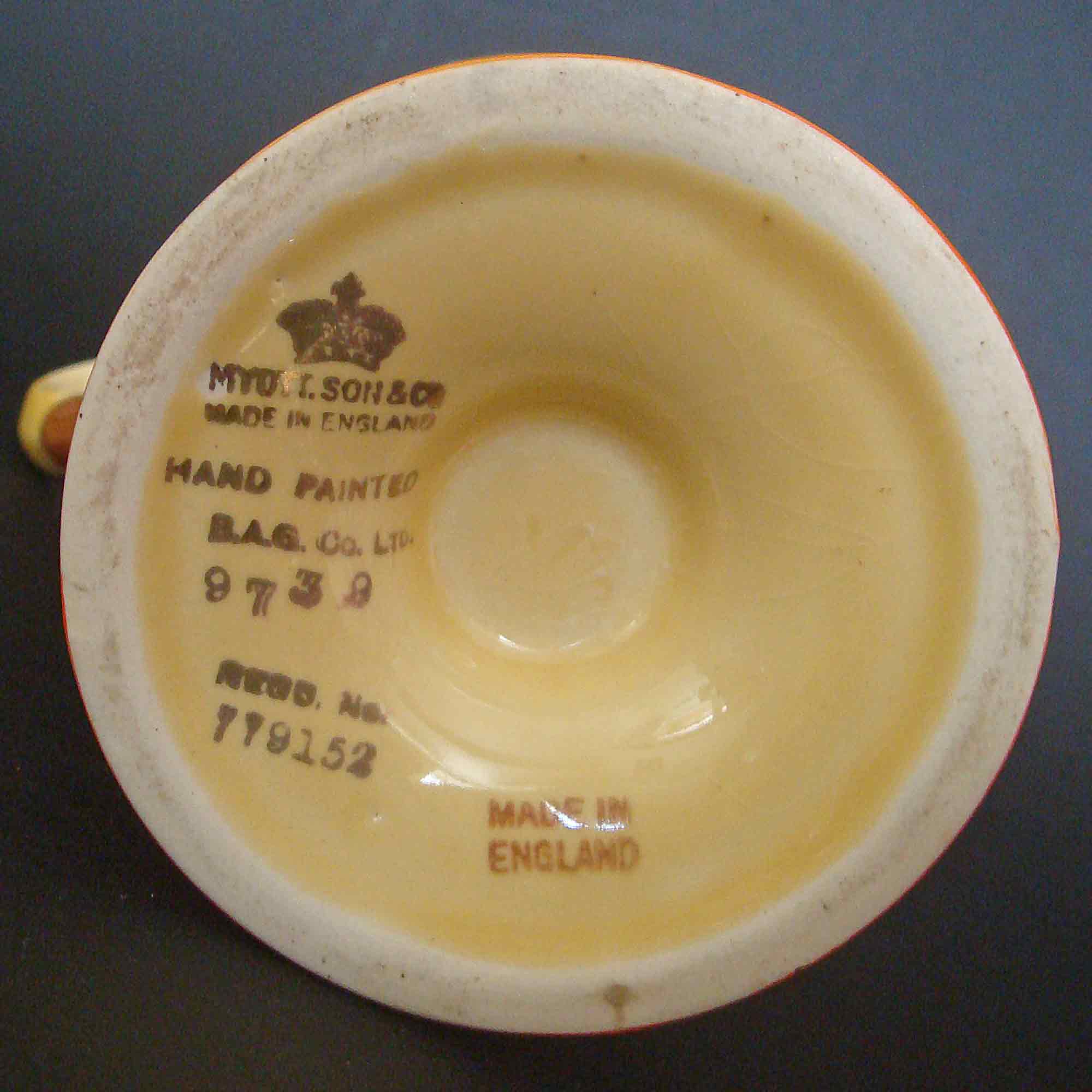 Myott Trumpet Jug 9739