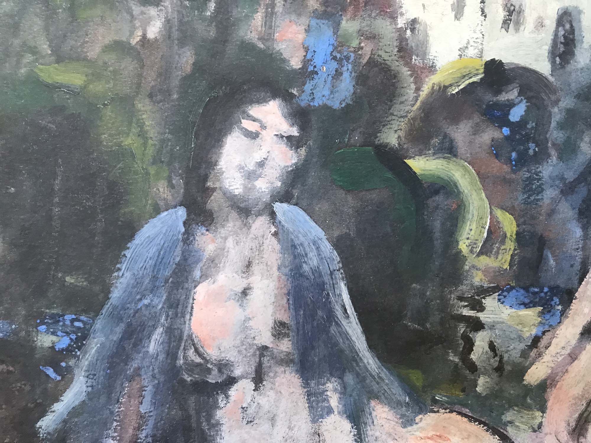 Phelan Gibb 'Naked Figures in a Woodland Scene'