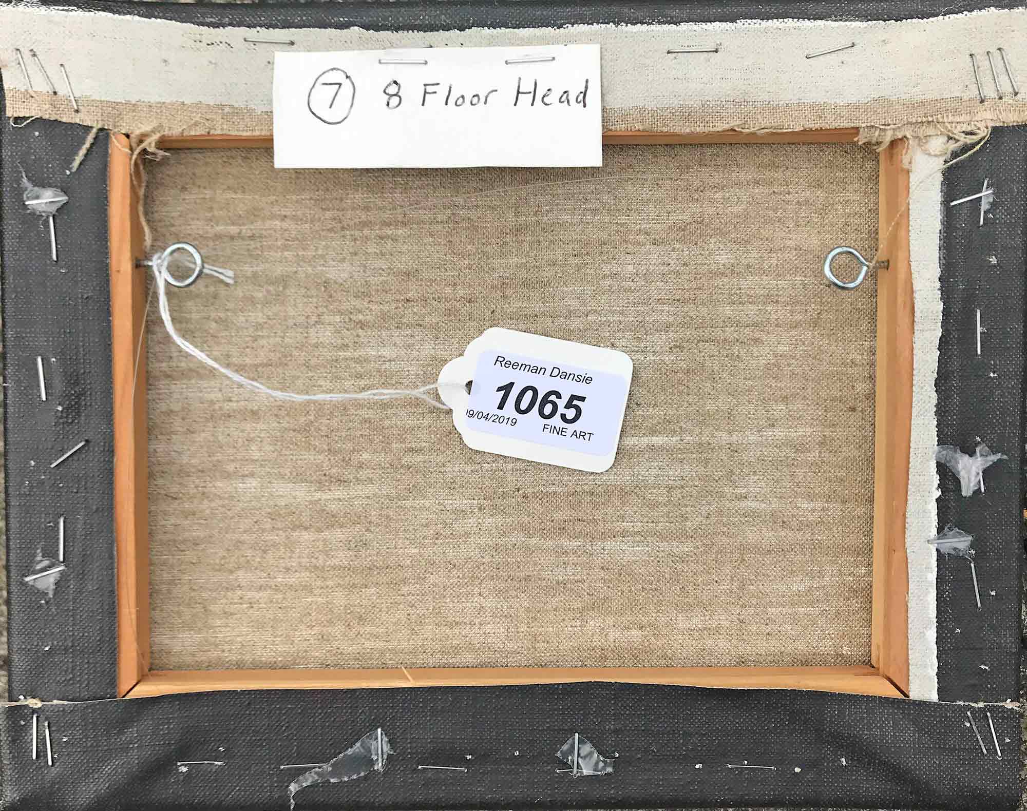 Ron Sims Acrylic on Canvas '8 Floor Head'