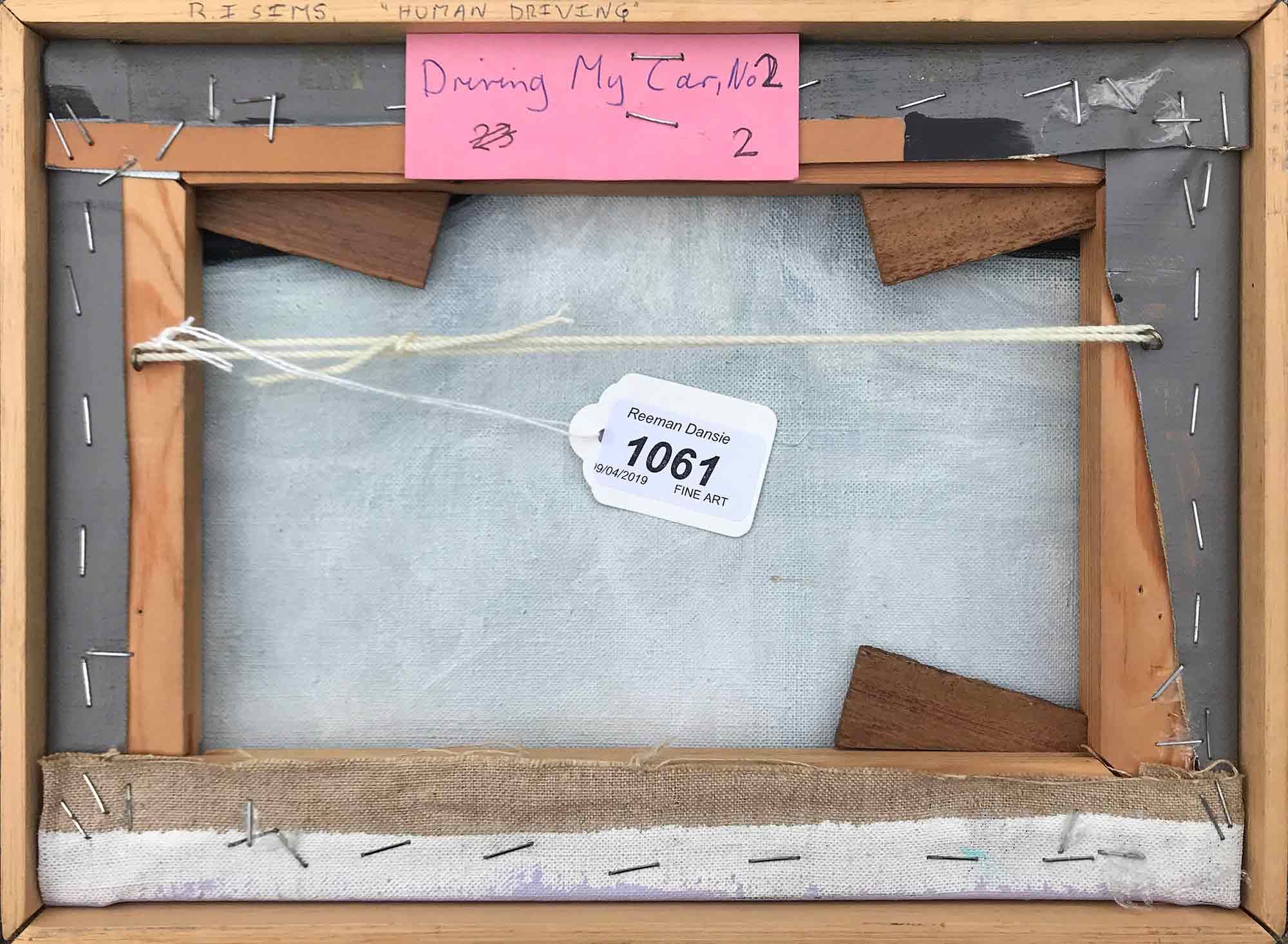 Ron Sims Acrylic on Canvas 'Driving My Car' Ron Sims Acrylic on Canvas 'Driving My Car'