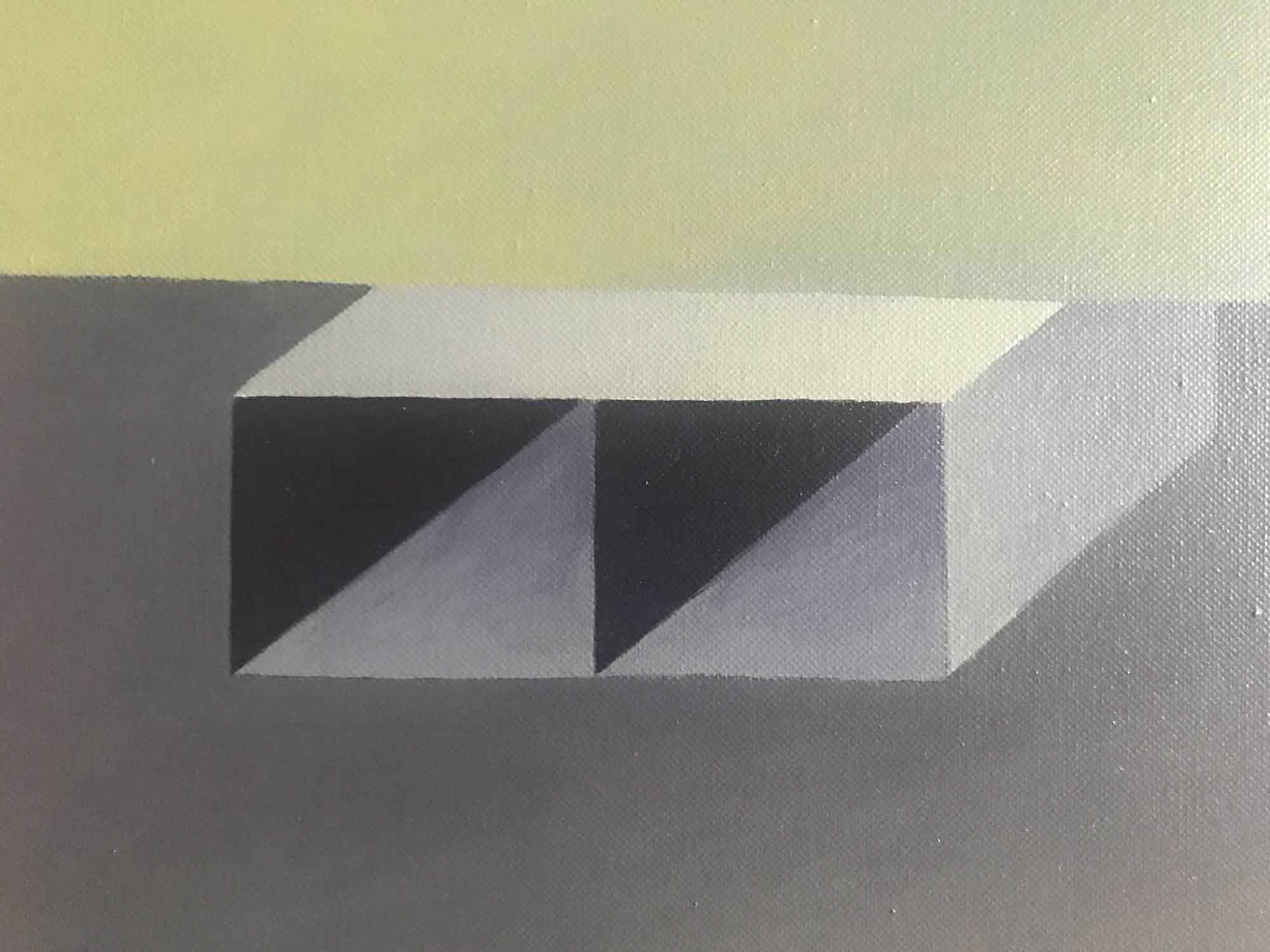 Huge Ron Sims Acrylic on Canvas 'Fleeing Bart Simpson'