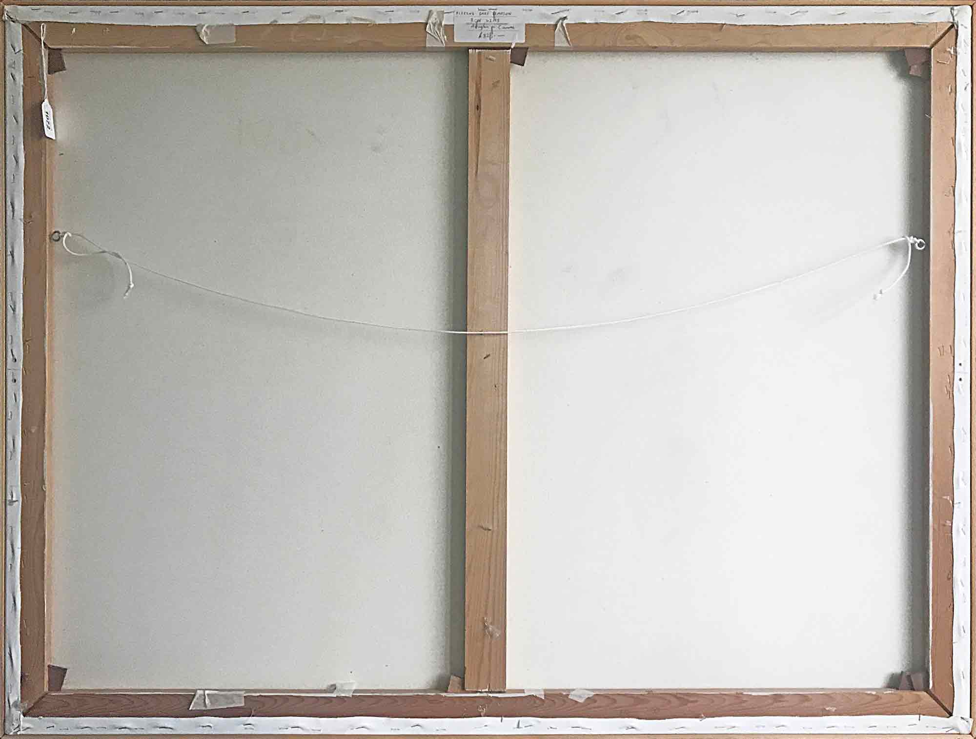 Huge Ron Sims Acrylic on Canvas 'Fleeing Bart Simpson'