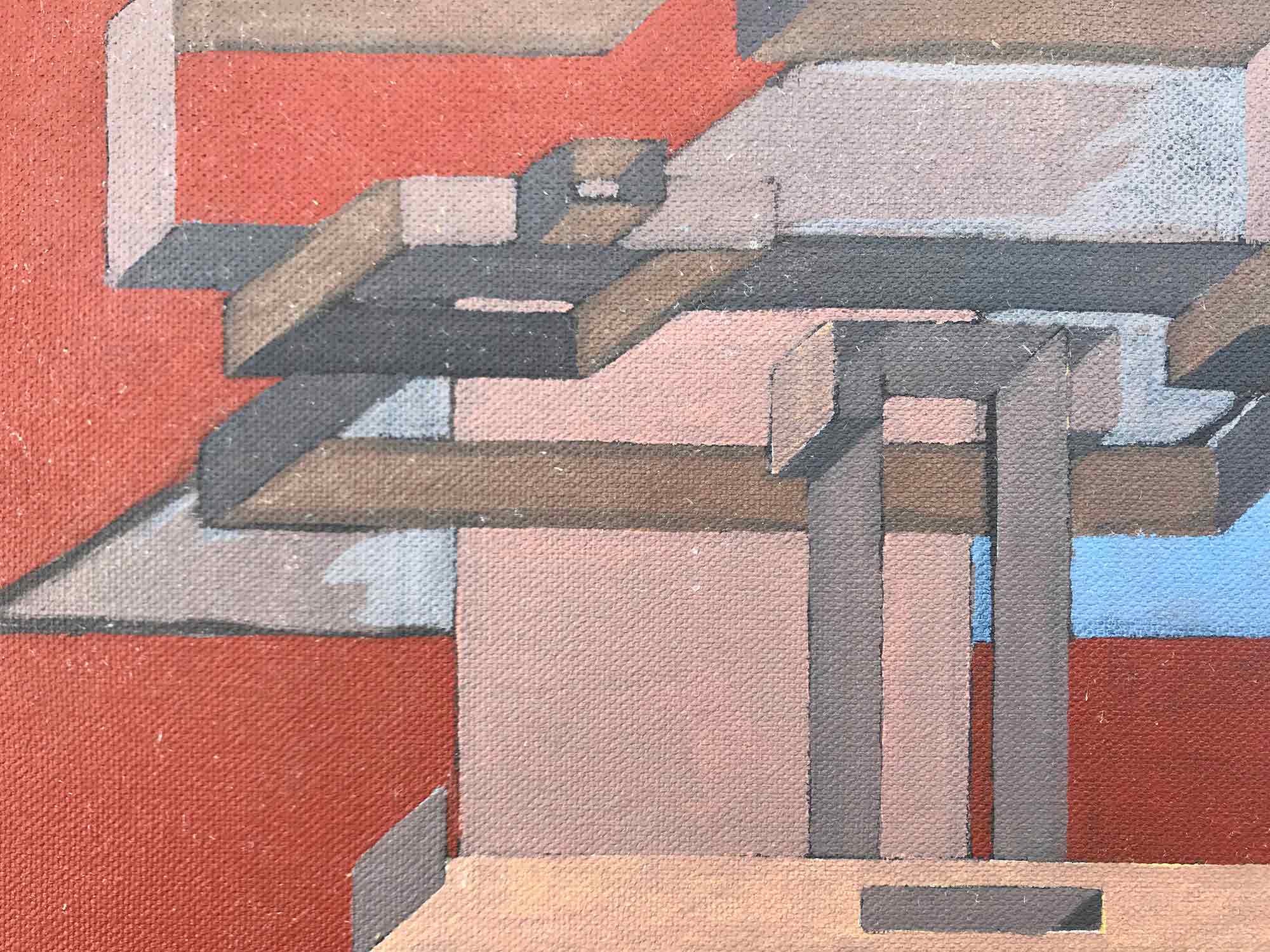 Ron Sims Acrylic on Canvas 'Young Salvador Dali' Ron Sims Acrylic on Canvas 'Young Salvador Dali'