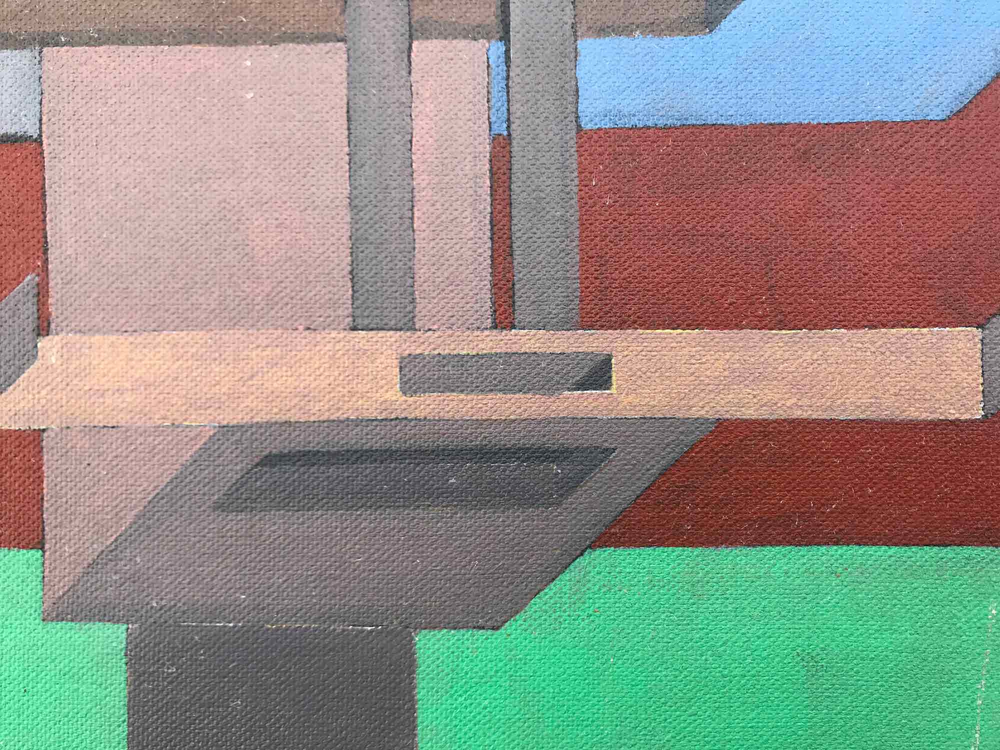 Ron Sims Acrylic on Canvas 'Young Salvador Dali' Ron Sims Acrylic on Canvas 'Young Salvador Dali'