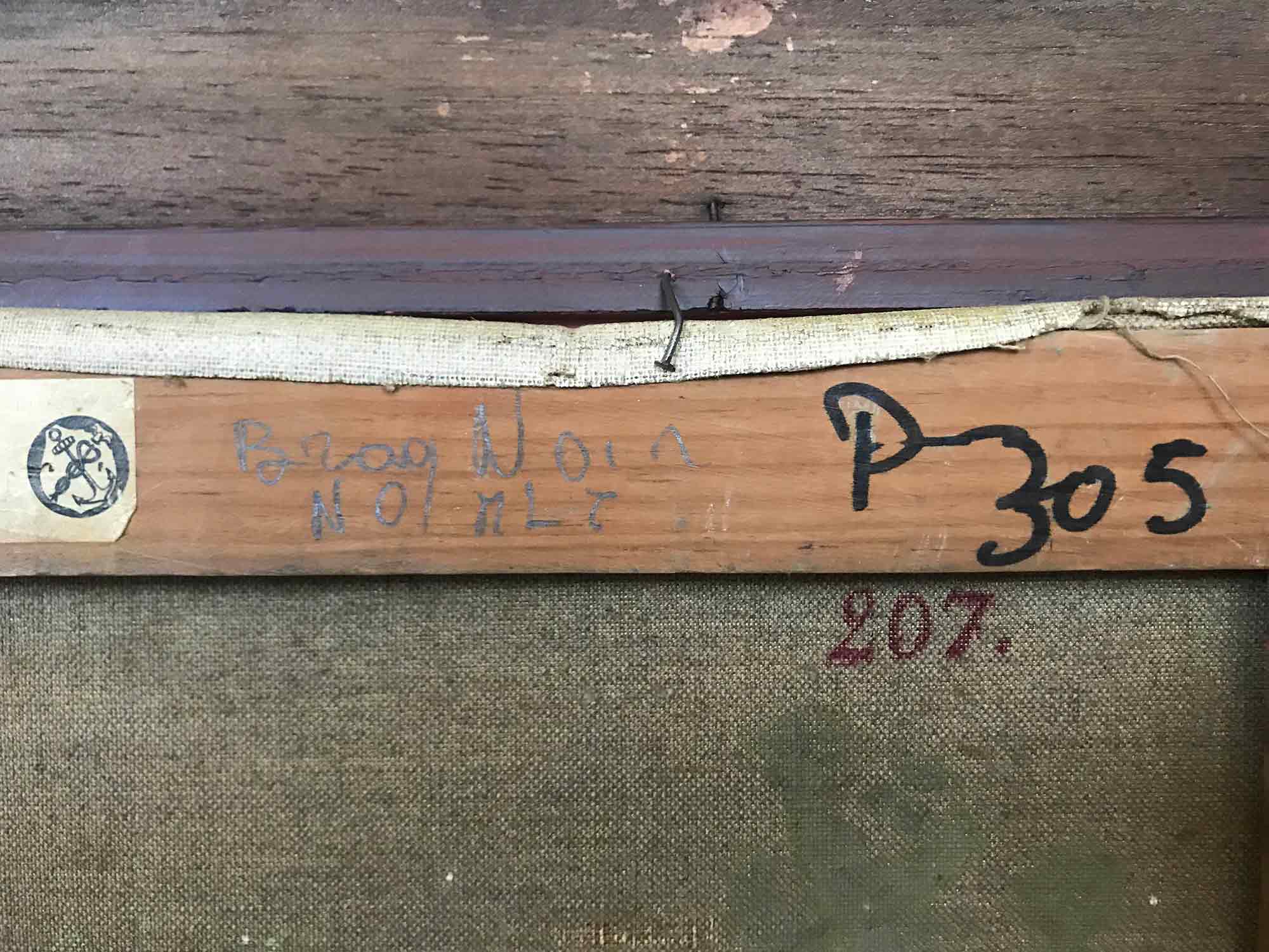 Serge Ponomarev Oil Painting 'Landscape with Leopards'